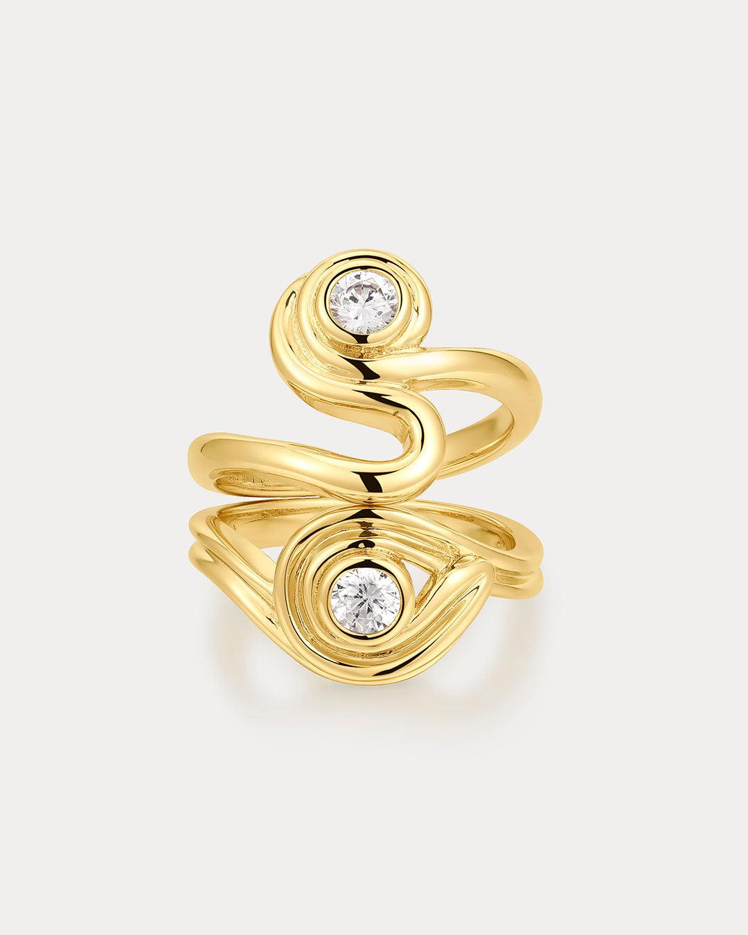 Luv Aj - The Wave Ring Set -