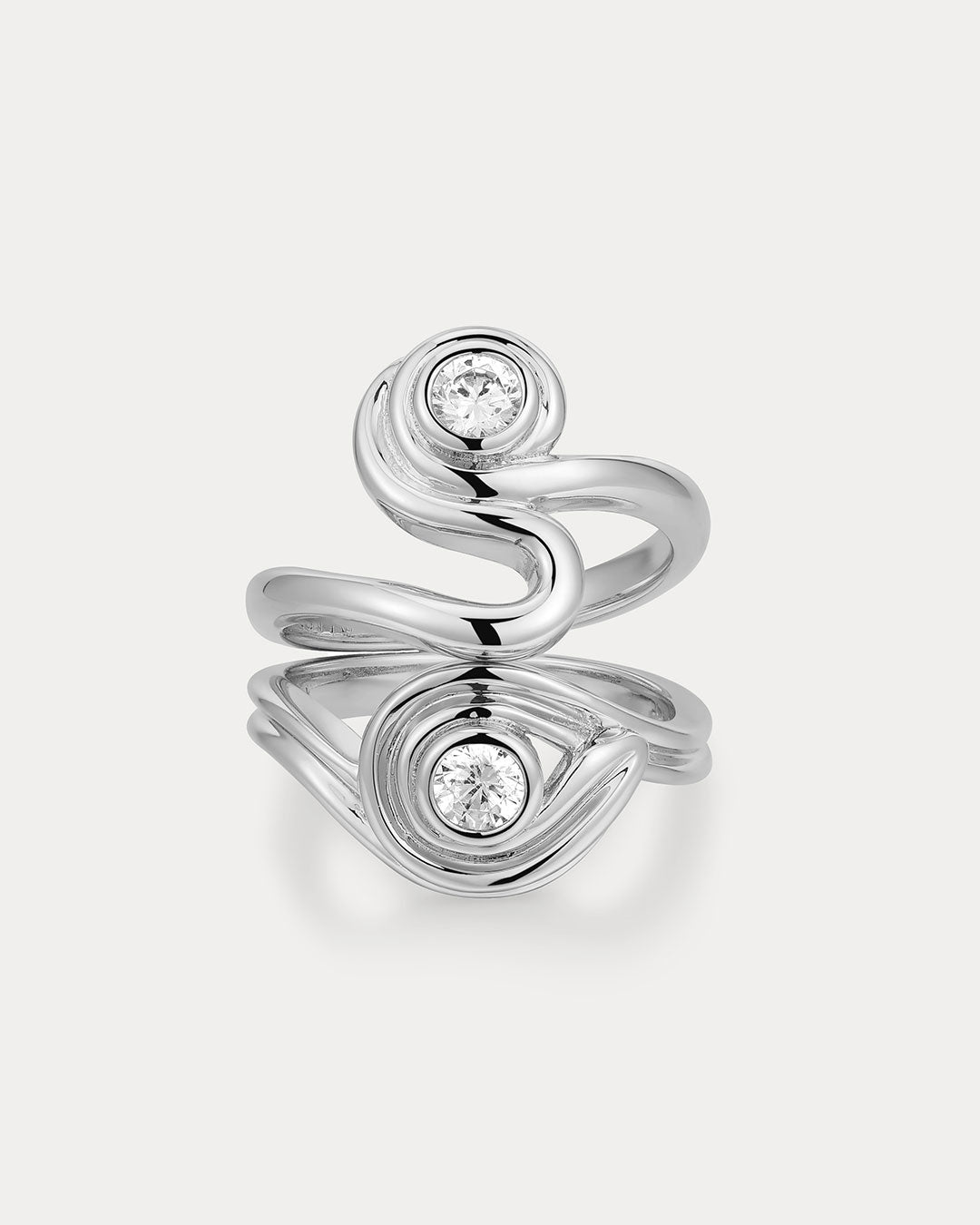 Luv Aj - The Wave Ring Set -