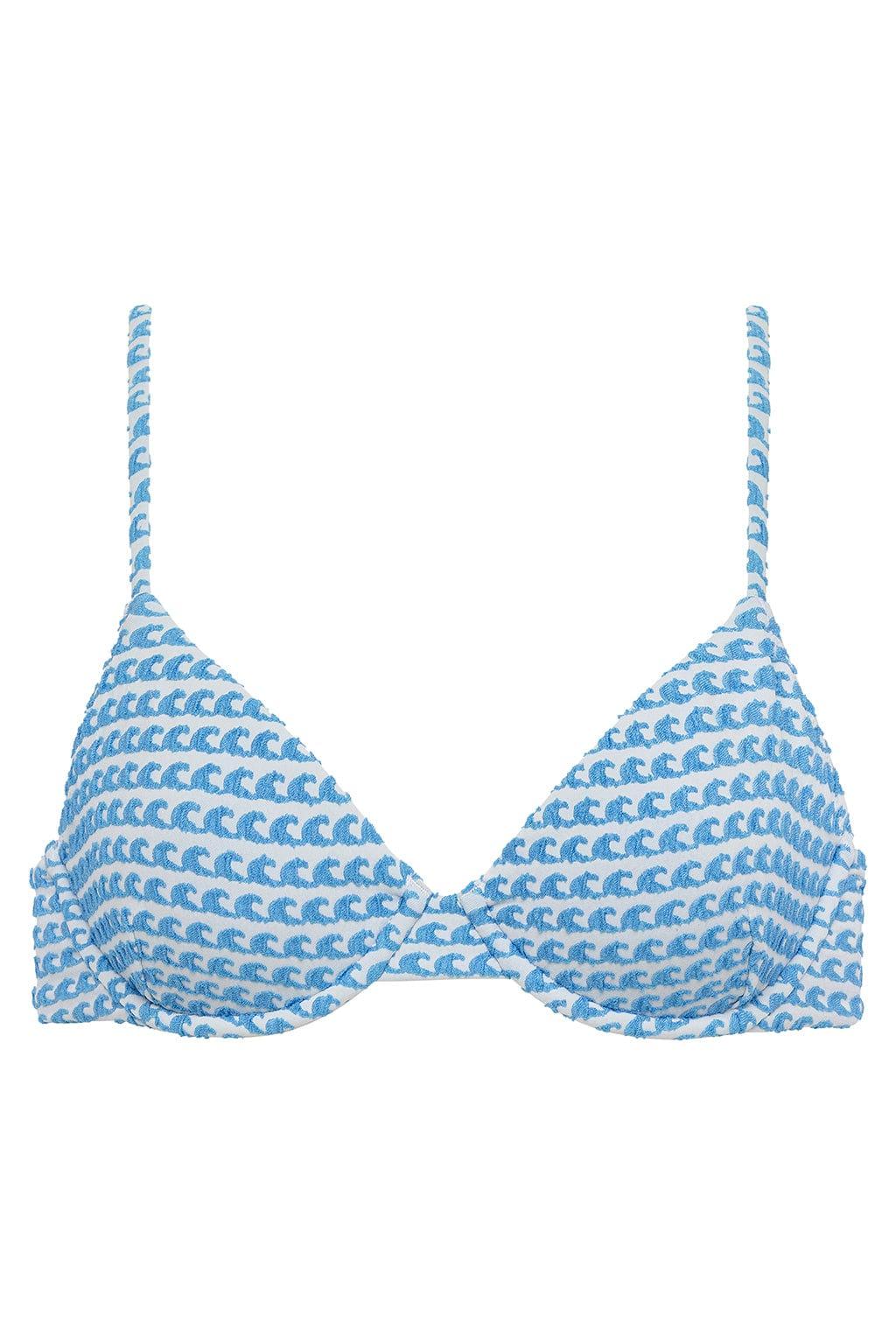 Montce - Wave Repeat Dainty Bikini Top -