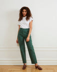 Agnes High Rise Painter Pants - Hunter