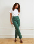 Agnes High Rise Painter Pants - Hunter