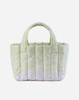 Verloop - Scrap Stuffed Tote - Lime White
