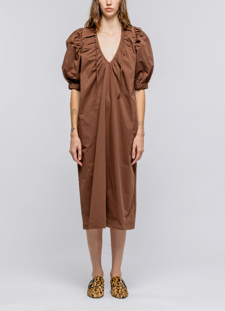 Toit Volant - Yvonne Dress - Brown -