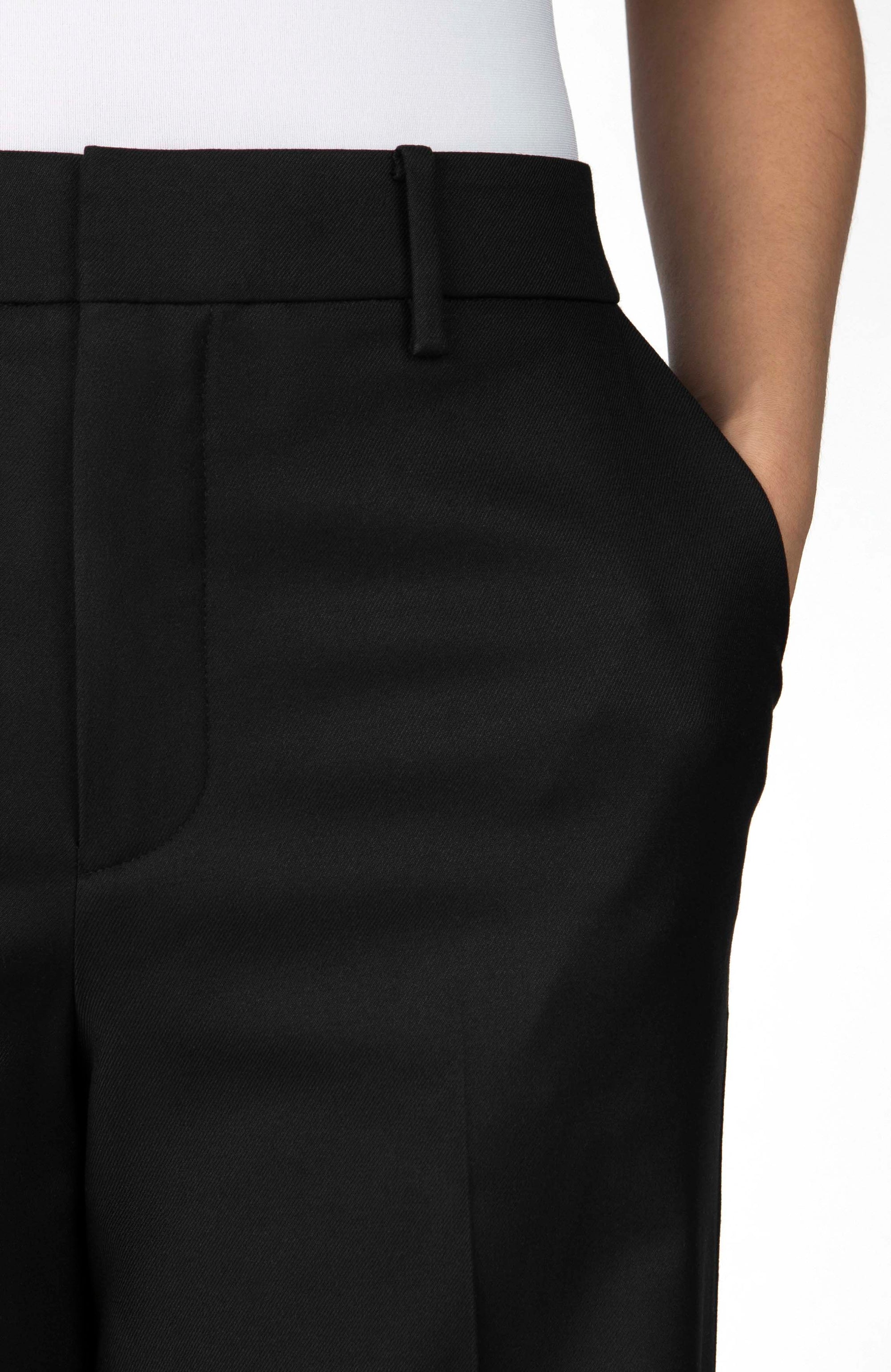 Nelle Atelier - The Zack Relaxed Trouser - Onyx -