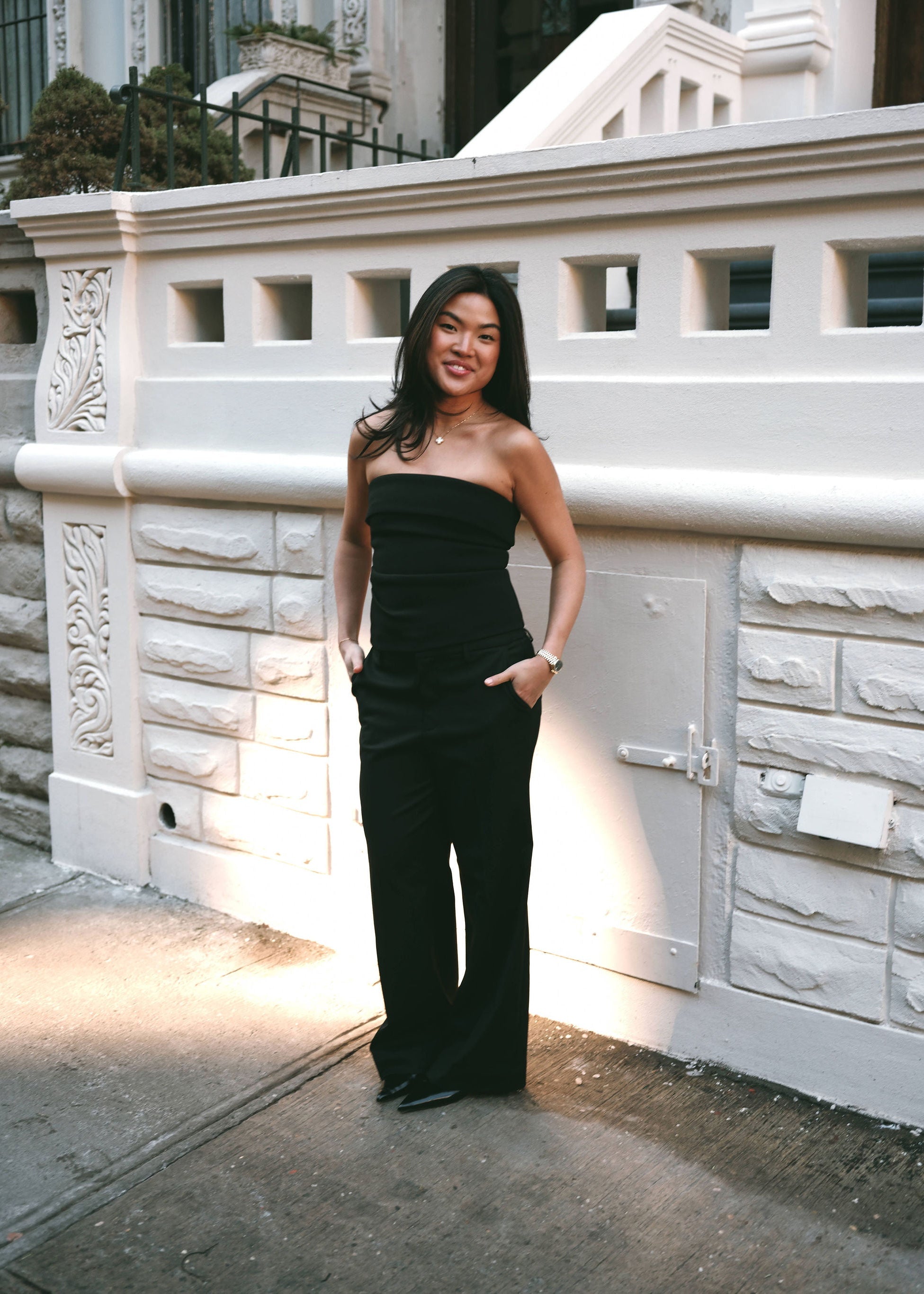 Nelle Atelier - The Zack Relaxed Trouser - Onyx -