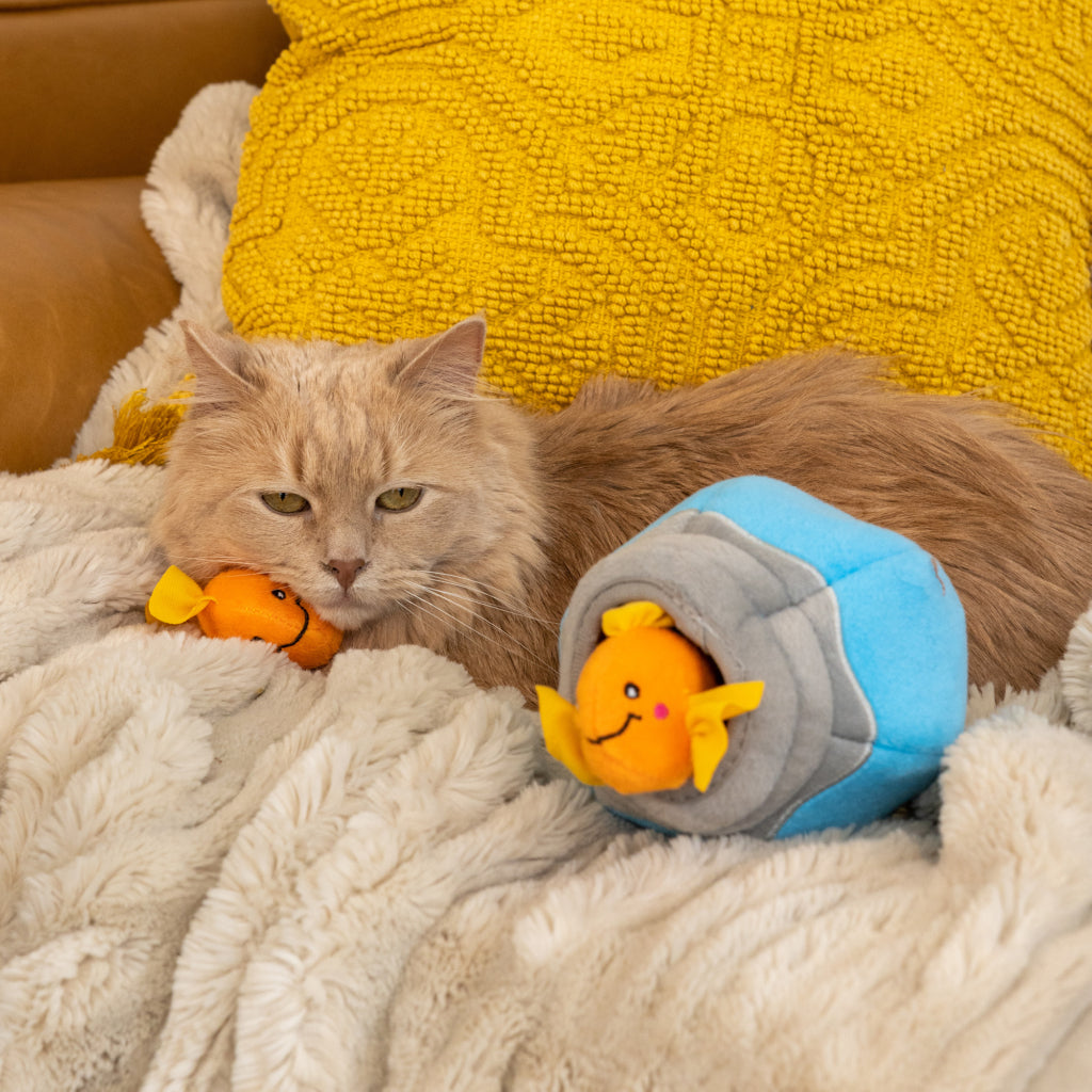 Zippy Paws - ZippyClaws Burrow - Fish in Bowl -