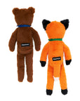 Zippy Paws - Fluffy Peltz - Bear and Fox -
