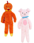 Zippy Paws - Fluffy Peltz - Chicken and Pig -