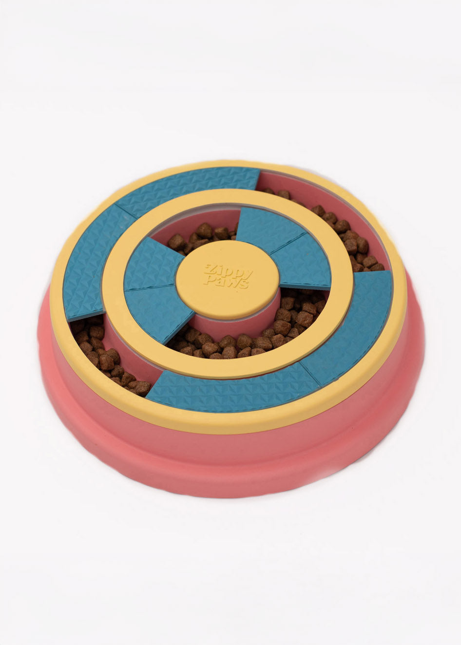 Zippy Paws - SmartyPaws Puzzler Feeder Bowl - Wagging Wheel -