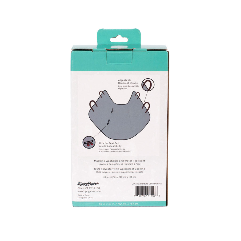 Zippy Paws - Adventure Car Hammock -