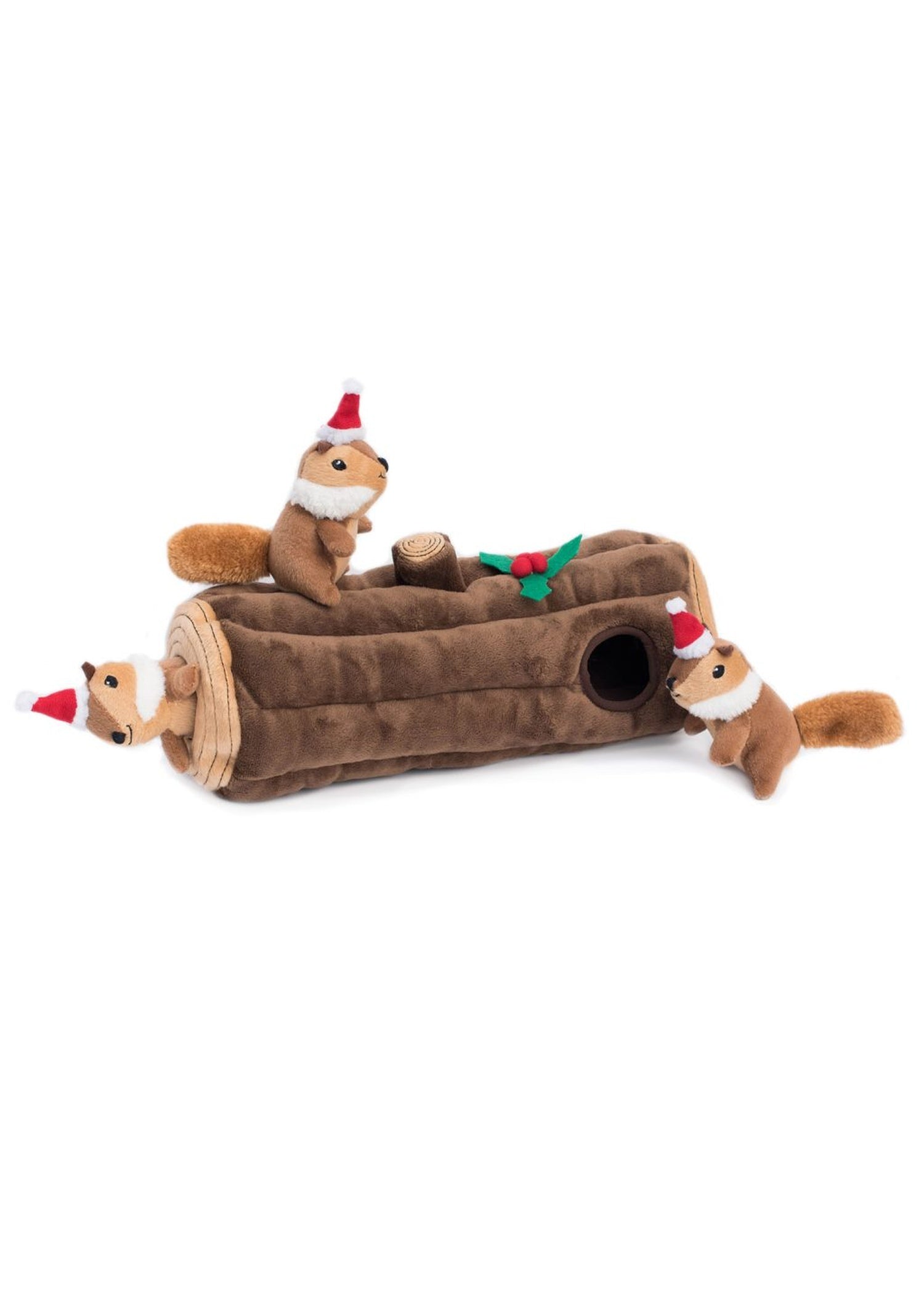 Zippy Paws - Holiday Burrow - Yule Log -