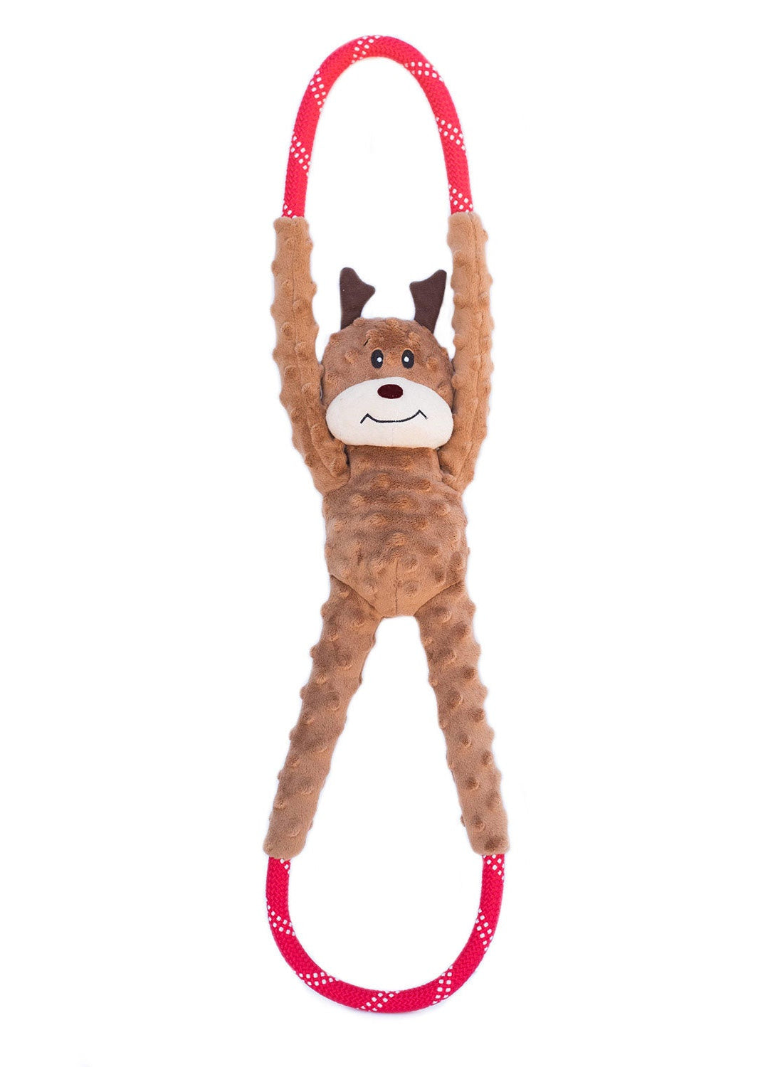 Zippy Paws - Holiday RopeTugz - Reindeer -