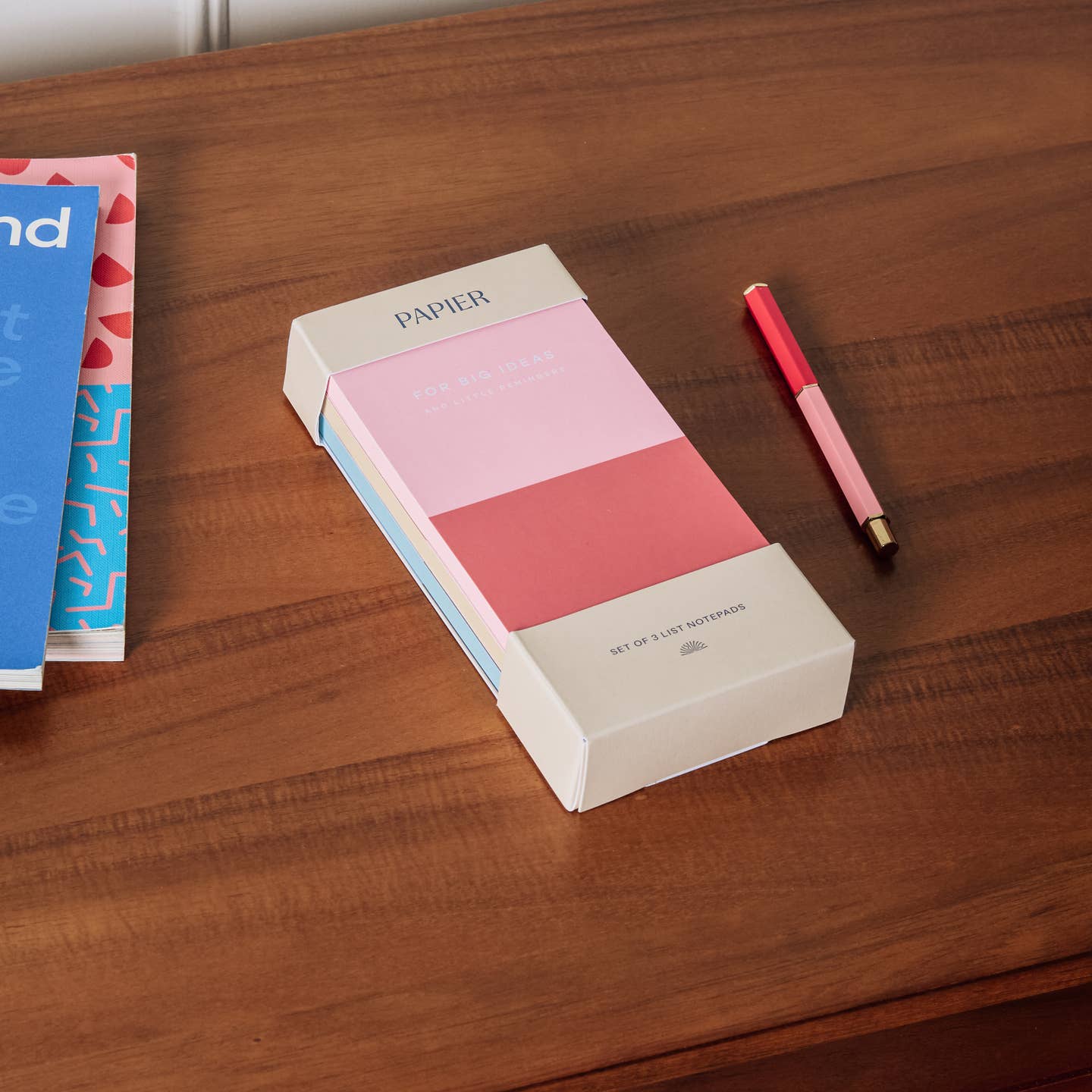 Papier - Set of 3 Listpads - Colorblock -