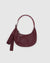 Baggu - Small Recycled Leather Crescent Bag - Mahogany -