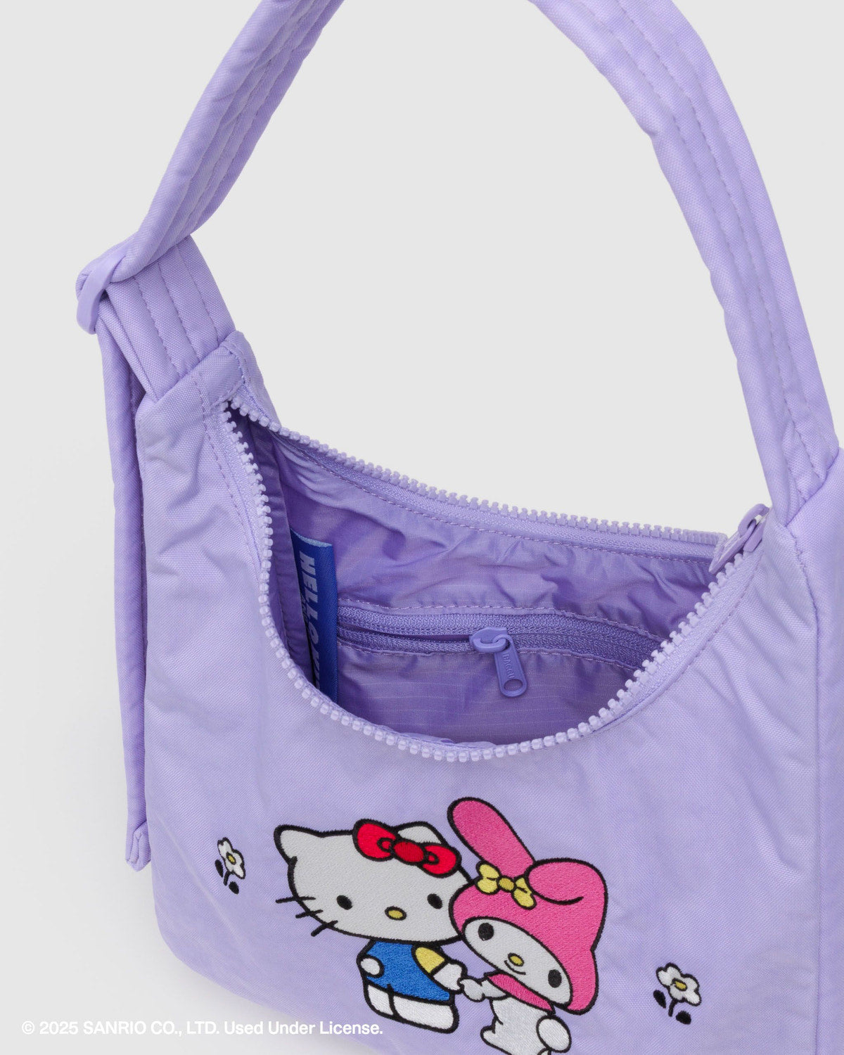 Baggu - Mini Nylon Shoulder Bag - Embroidered Hello Kitty & My Melody -