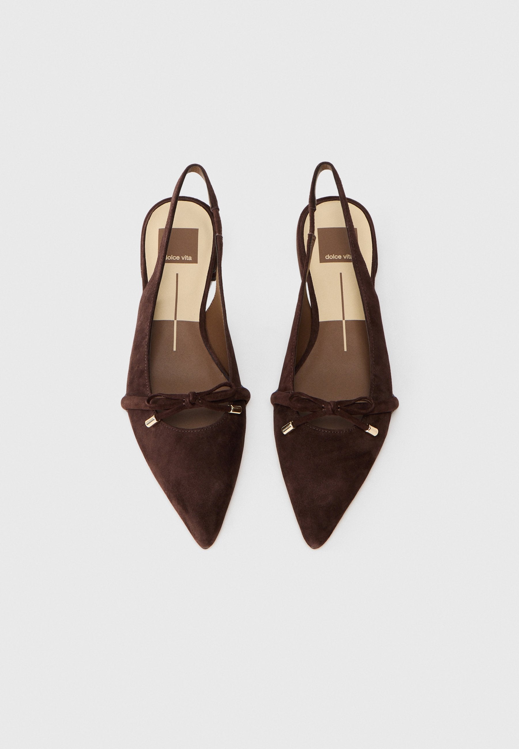 Dolce Vita - Payge Slingback Flats - Mahogany -