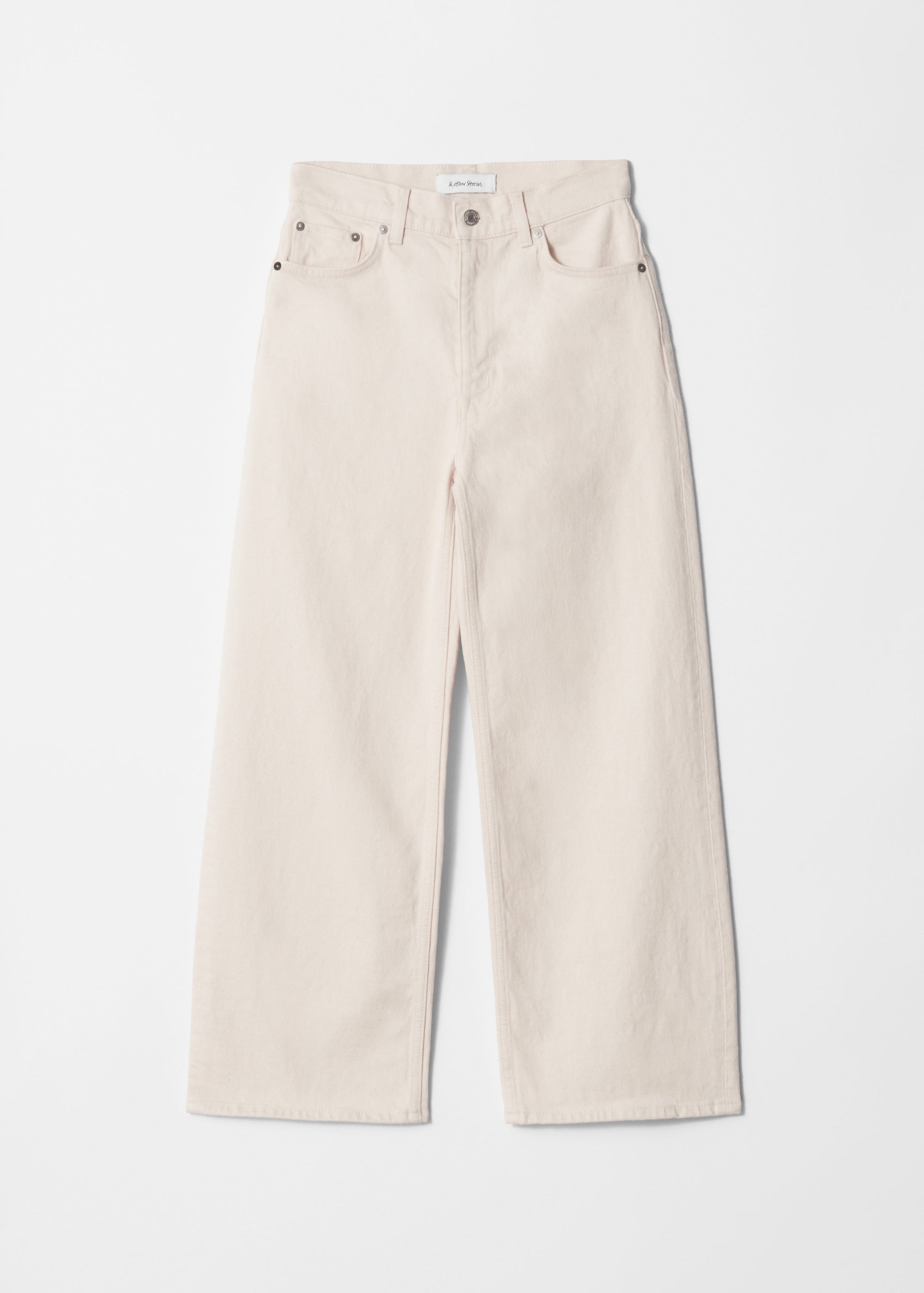 & Other Stories - Wide Cut Crop - White -