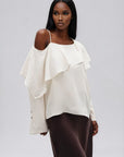 & Other Stories - Lollo Silk Blouse - White -