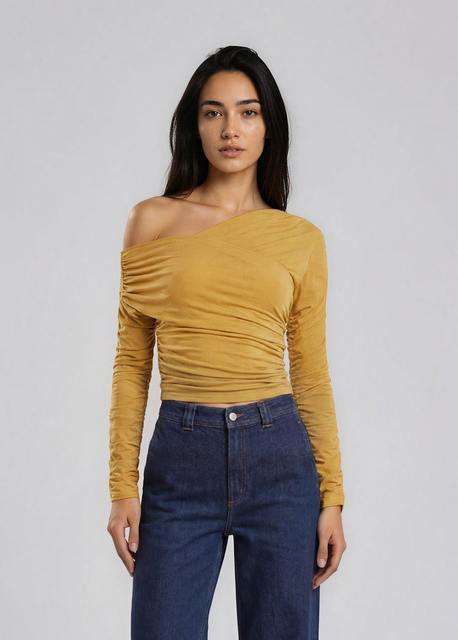 & Other Stories - Ofelia Top - Yellow -