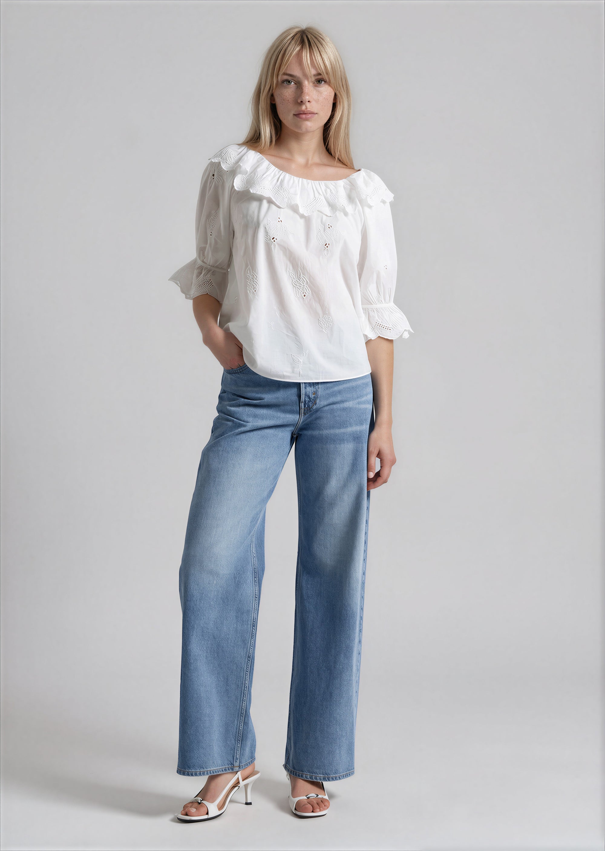 & Other Stories - Lolly Blouse - White -