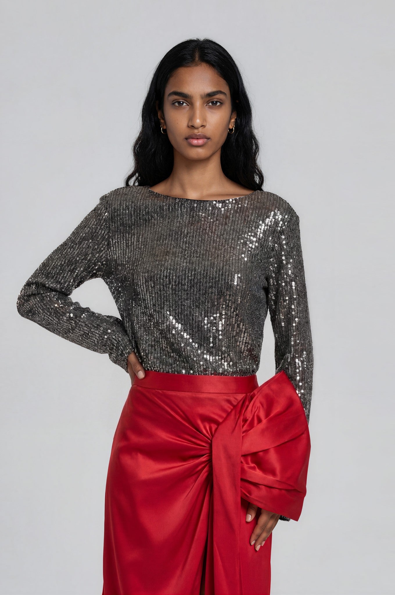 & Other Stories - Jagger Skirt - Red -
