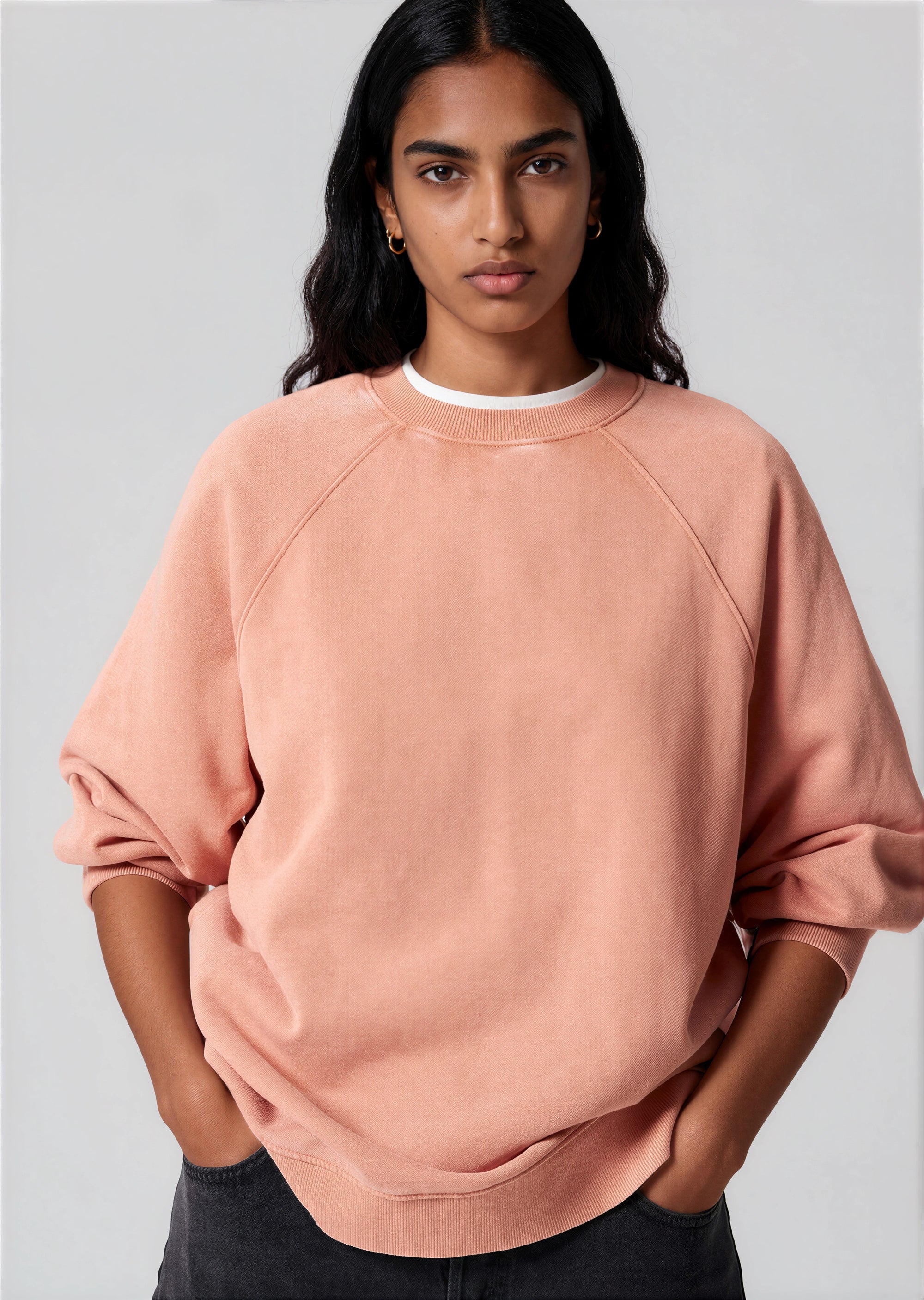 & Other Stories - Uno Sweatshirt - Orange -