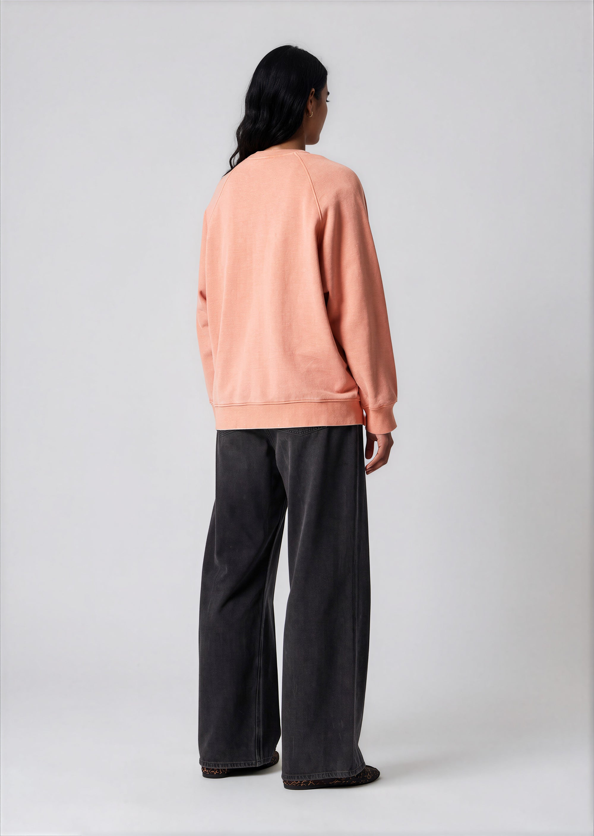 & Other Stories - Uno Sweatshirt - Orange -