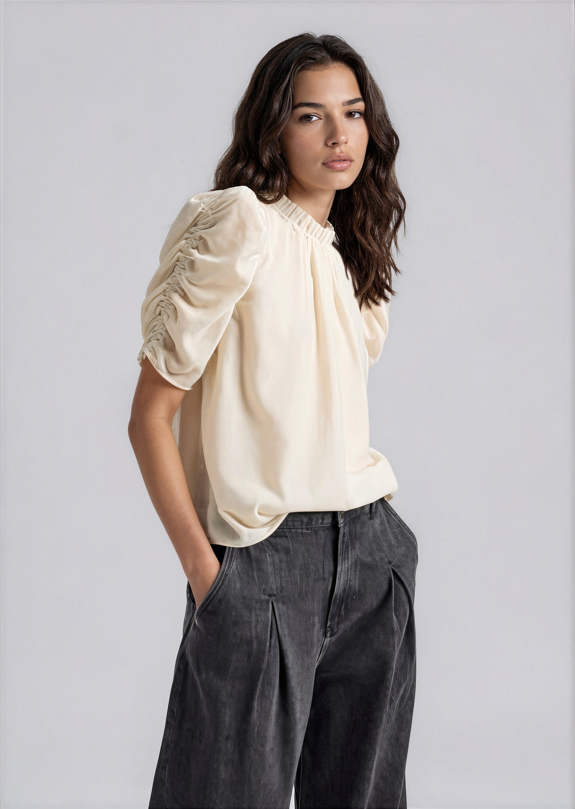 & Other Stories - Sadie Blouse - Beige -