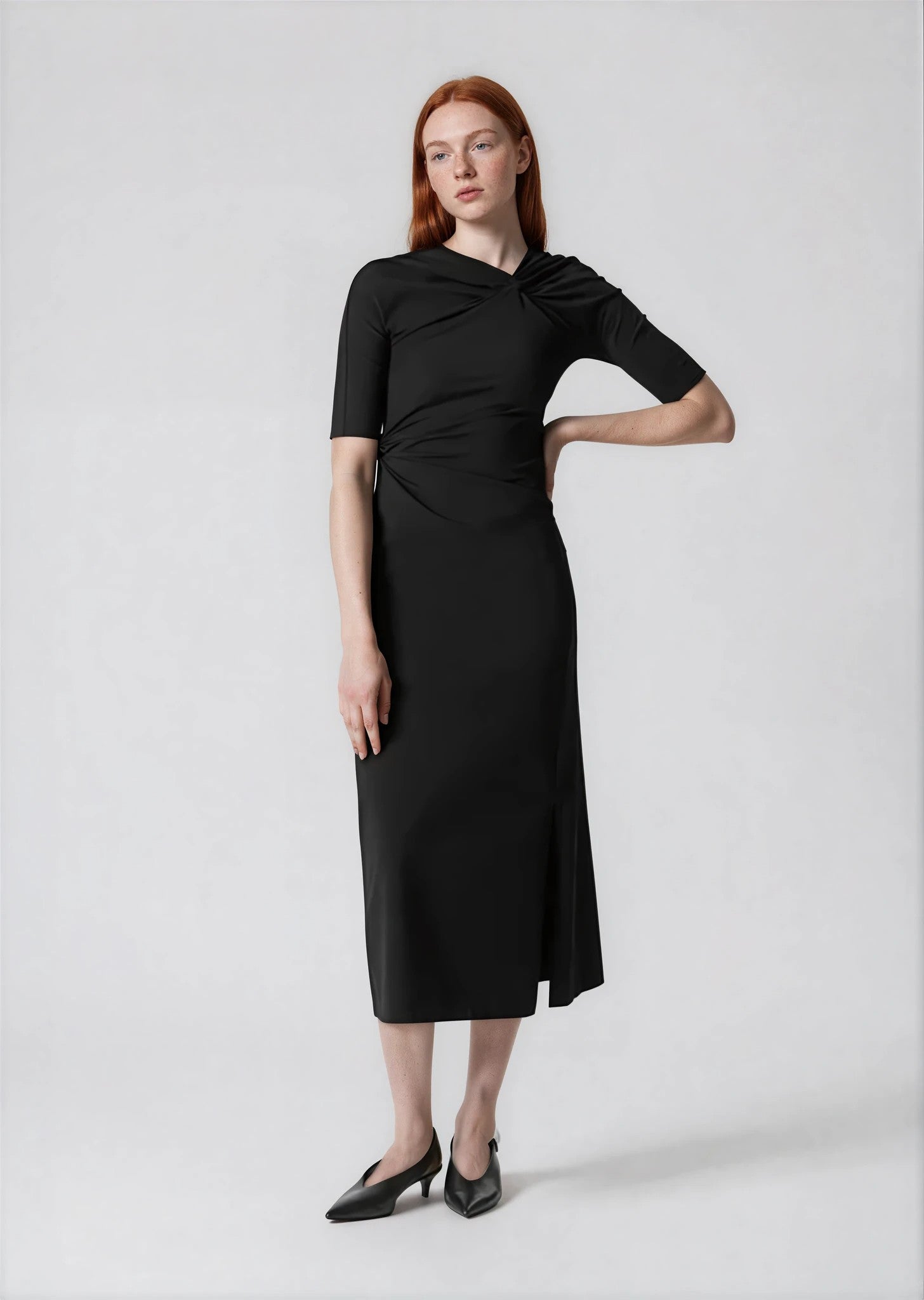 & Other Stories - Sunrise Dress - Black -