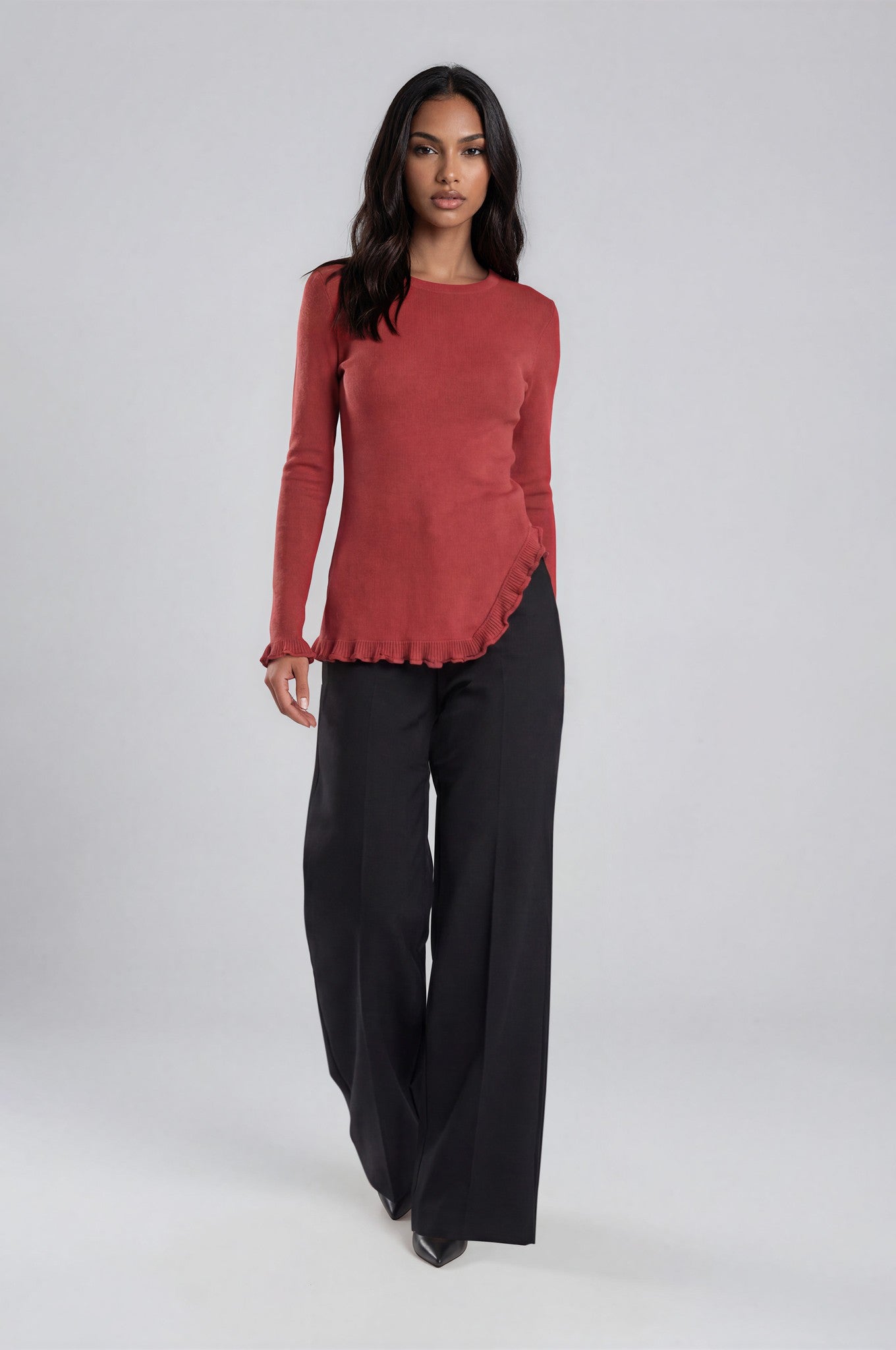 & Other Stories - Lang Knit Top - Red -