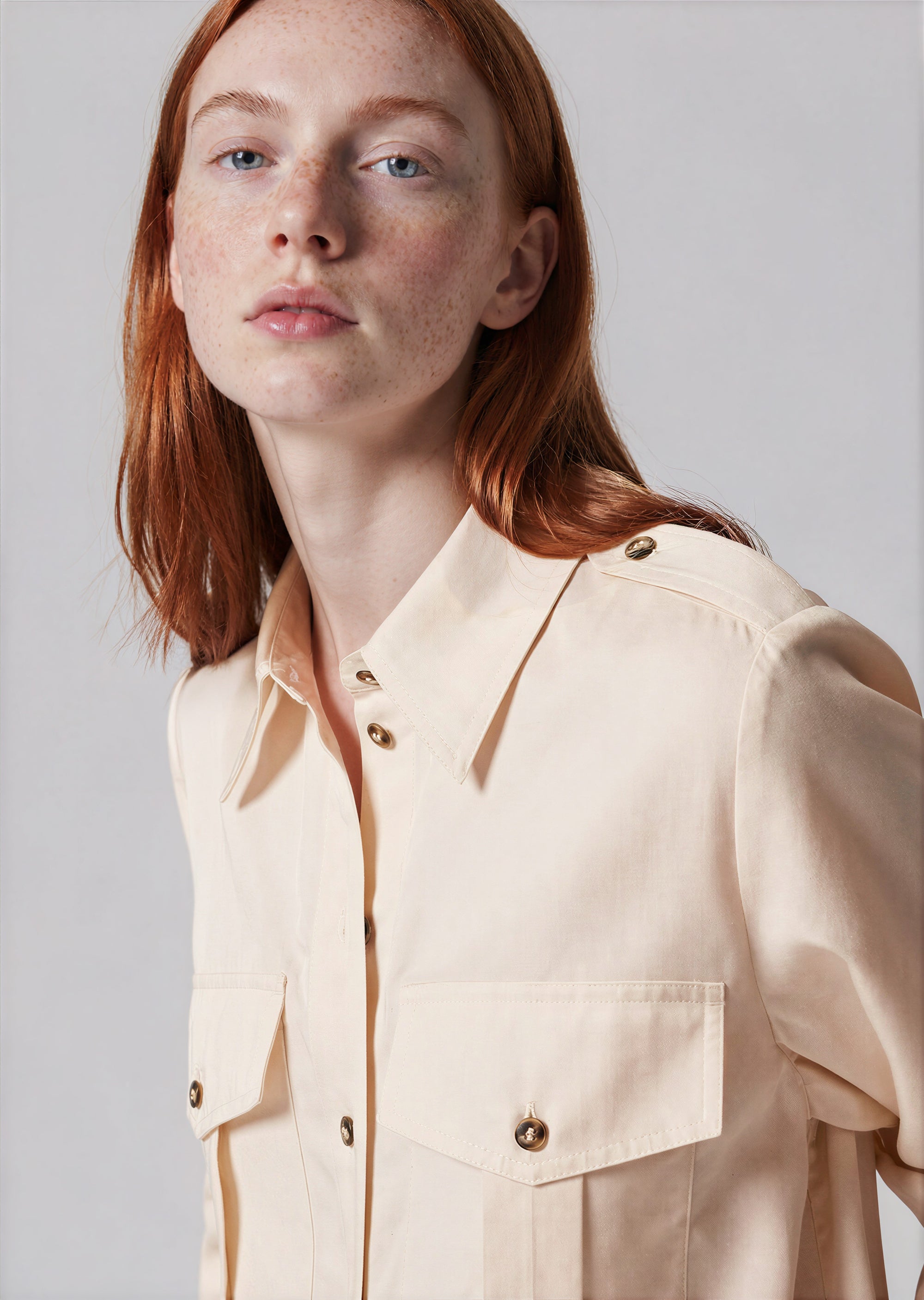& Other Stories - Bob Utility Shirt - Beige -