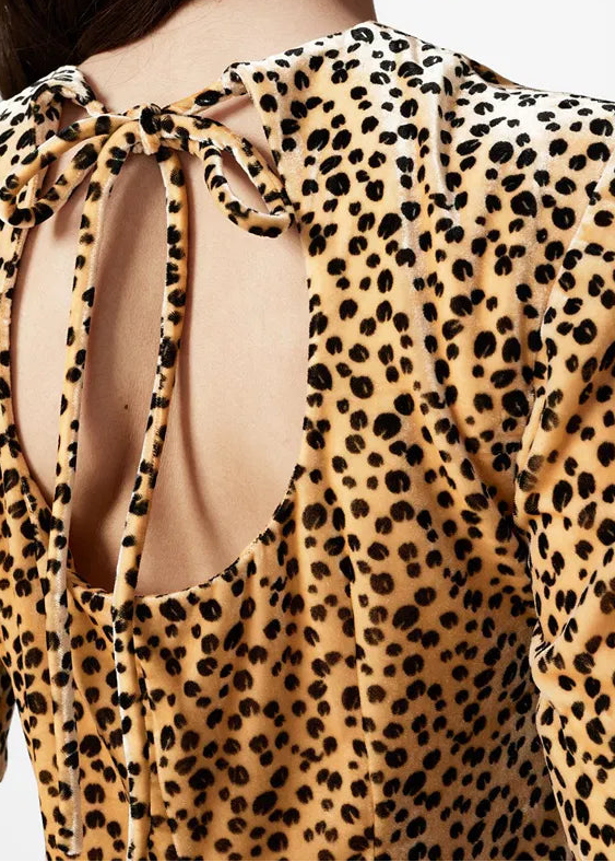 & Other Stories - Acelia Velvet Dress - Yellow -