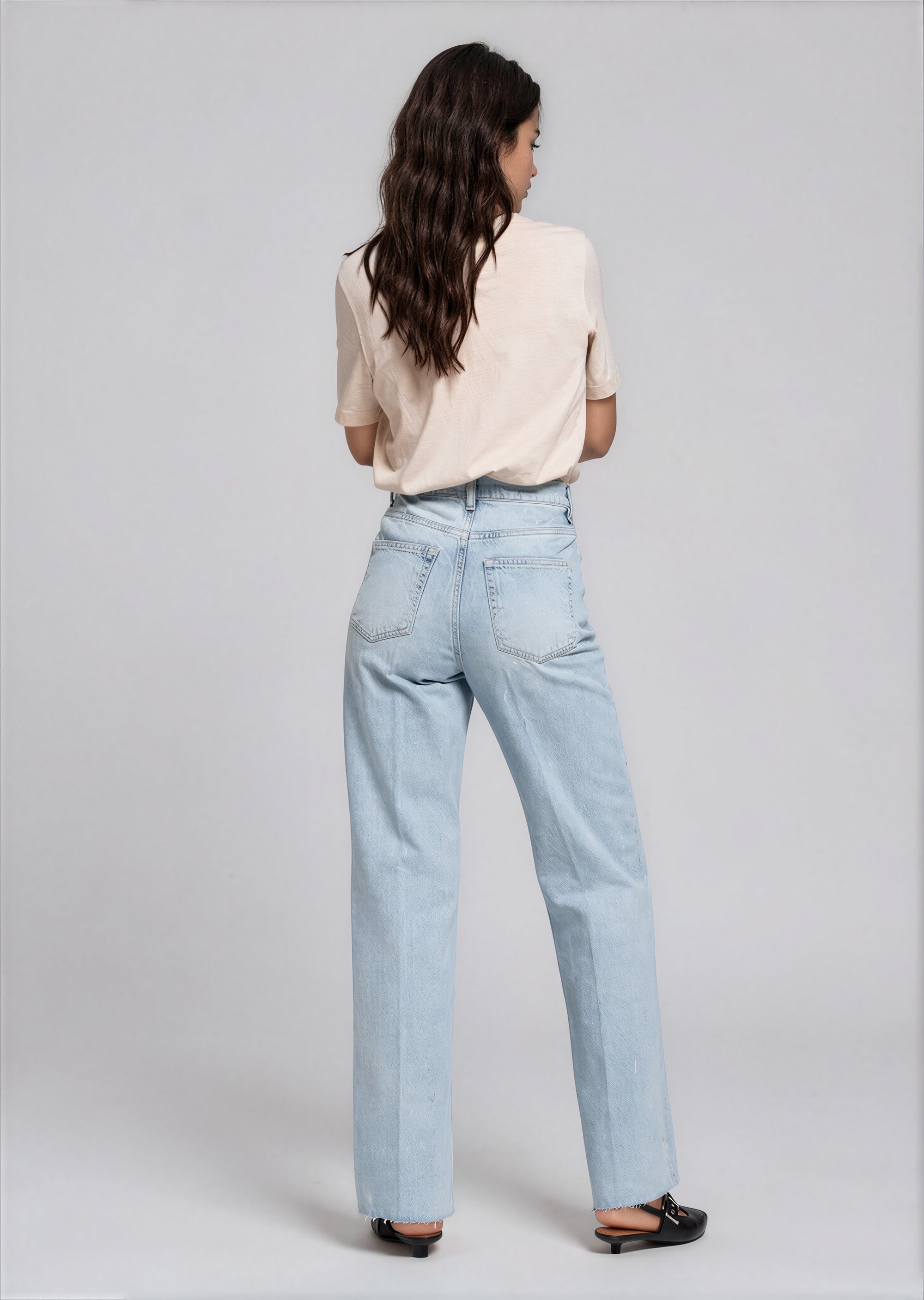 & Other Stories - Straight Cut Jeans - Blue -