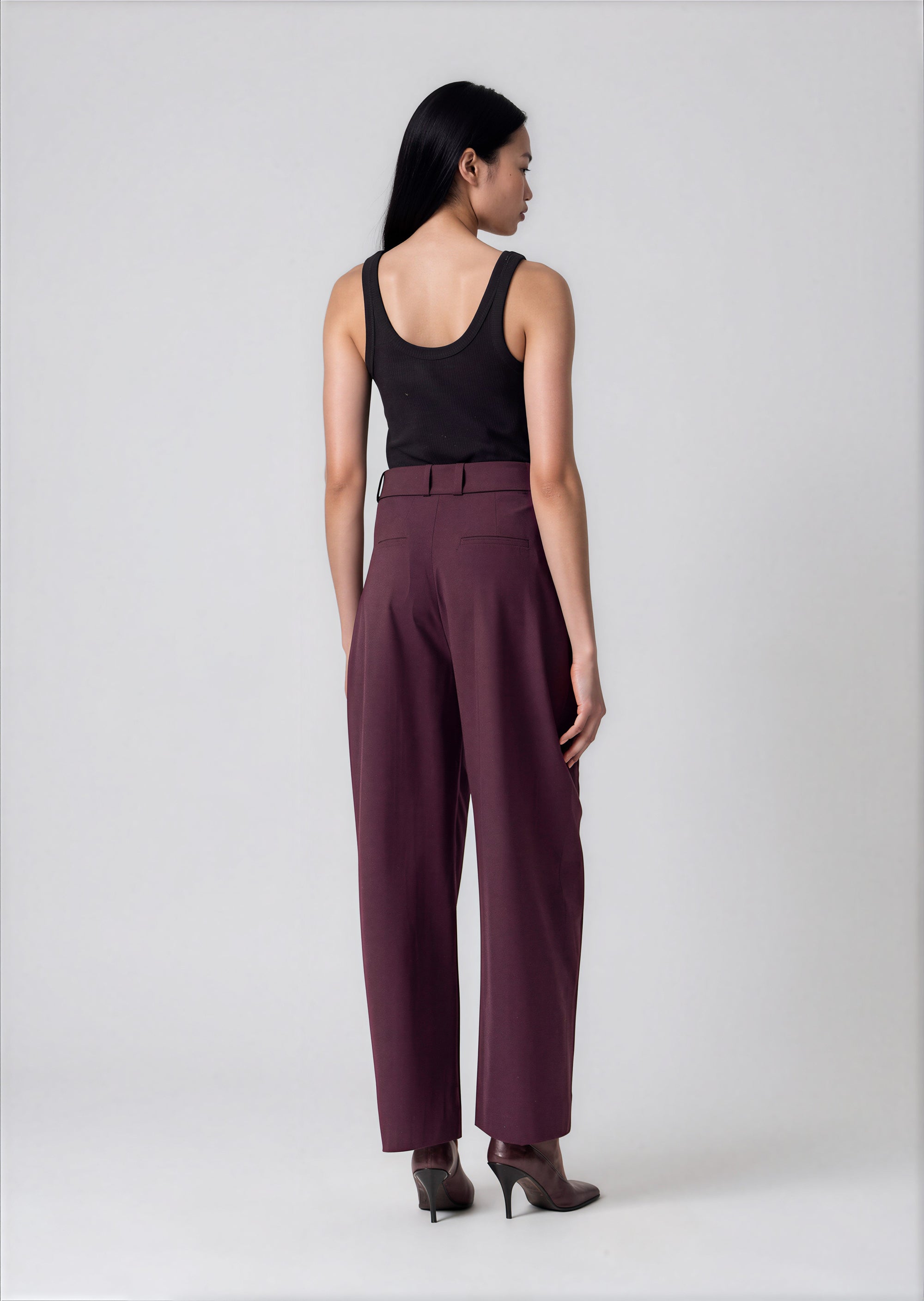 & Other Stories - Anna Wool Trouser - Purple -