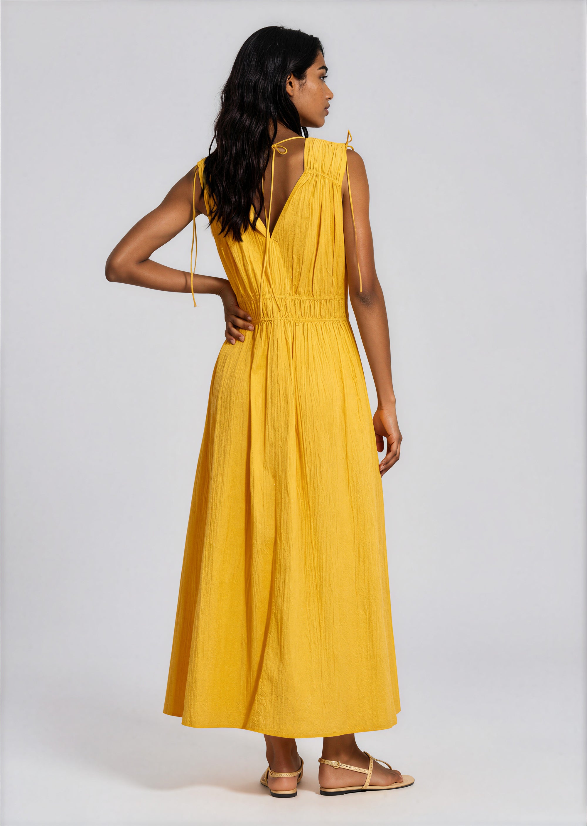 & Other Stories - Selena Dress - Yellow -