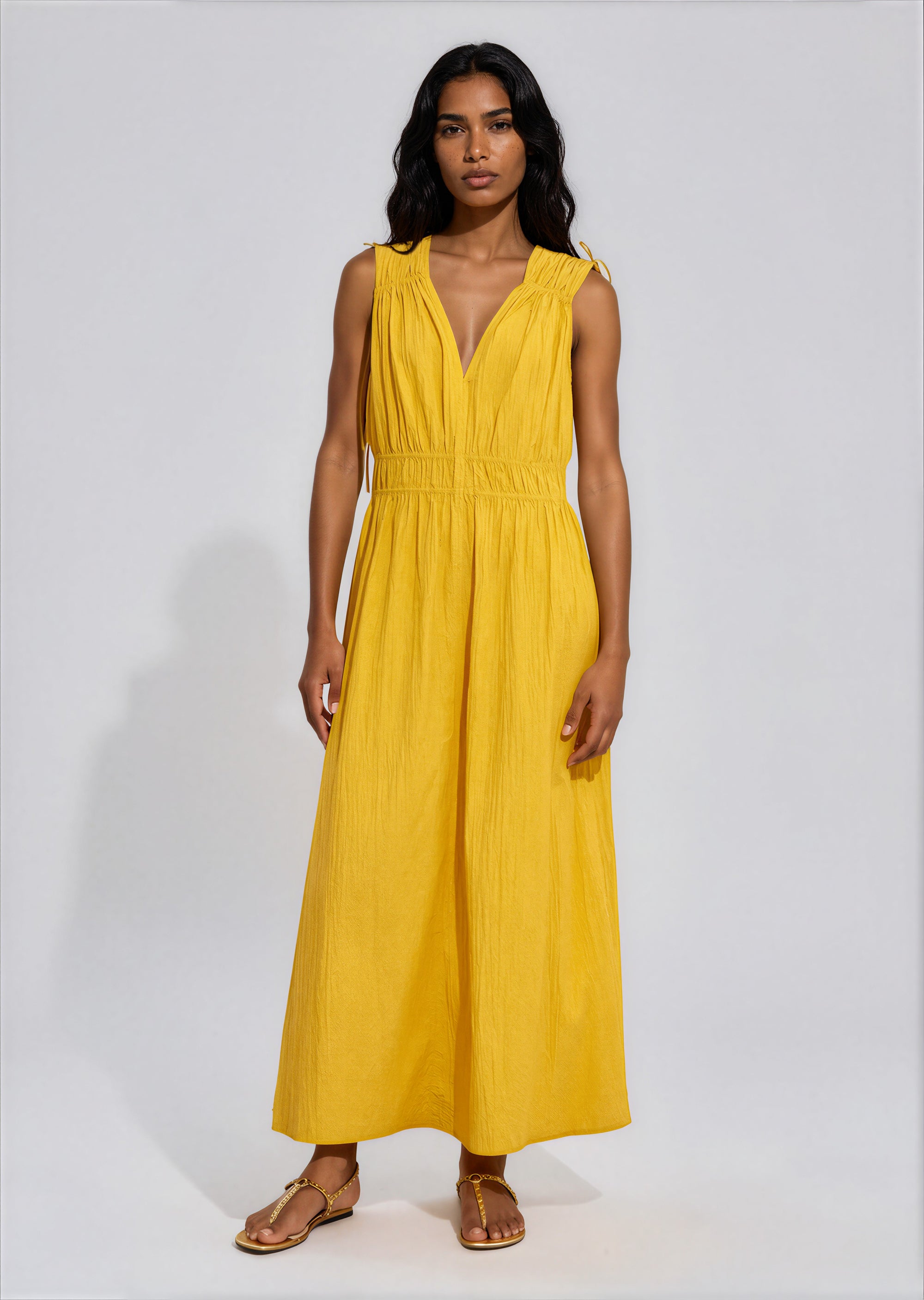 & Other Stories - Selena Dress - Yellow -