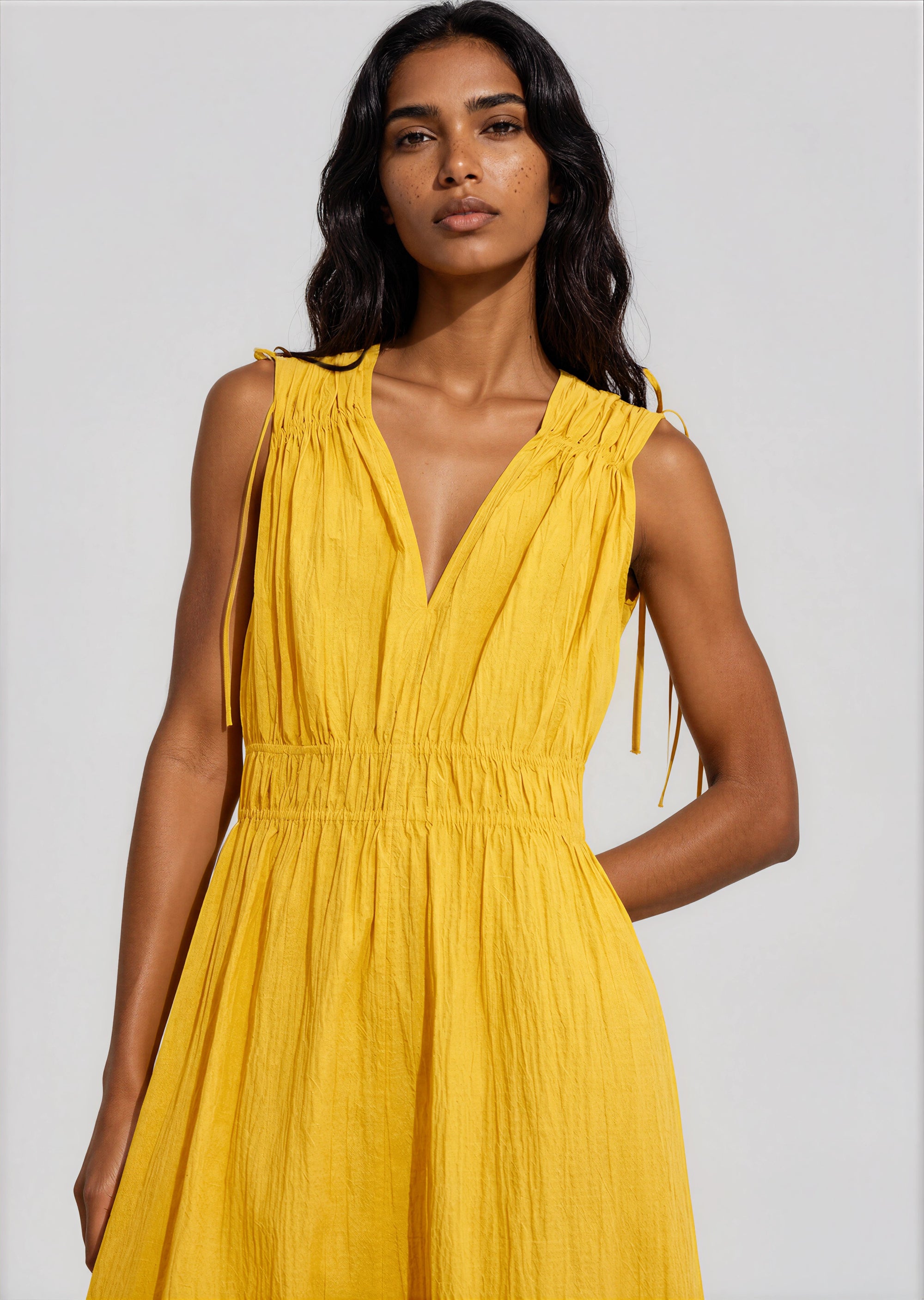 & Other Stories - Selena Dress - Yellow -