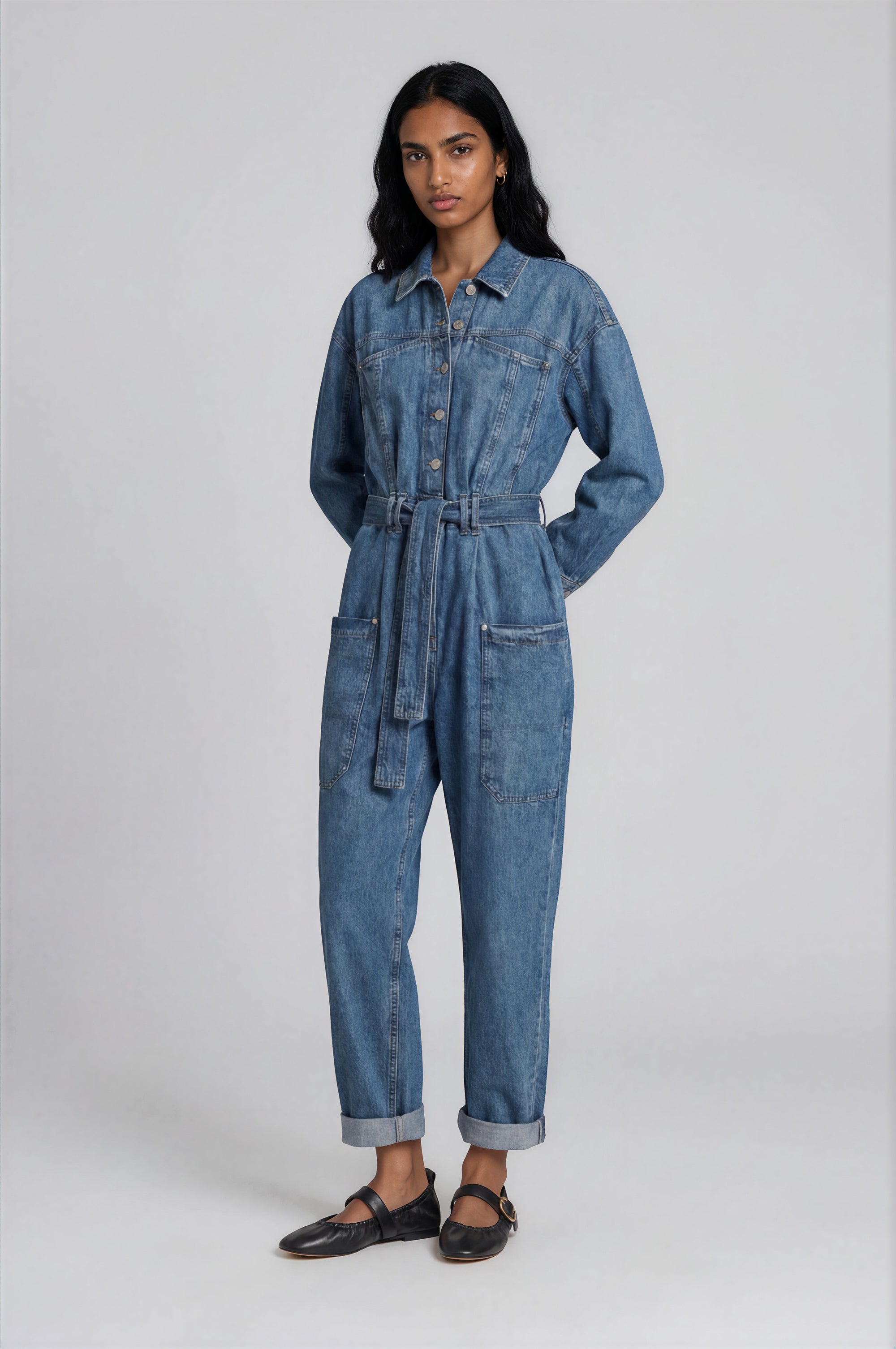 & Other Stories - Enza Jumpsuit - Blue -