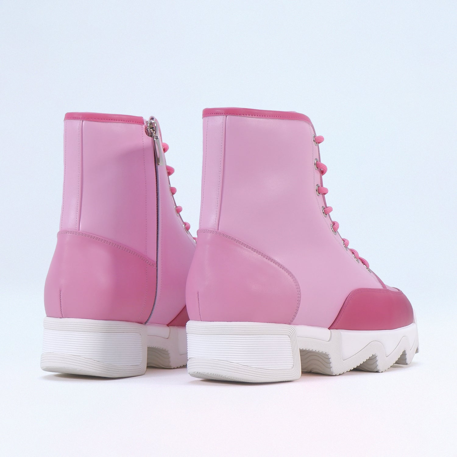 AROM Pink Lace Up Boot