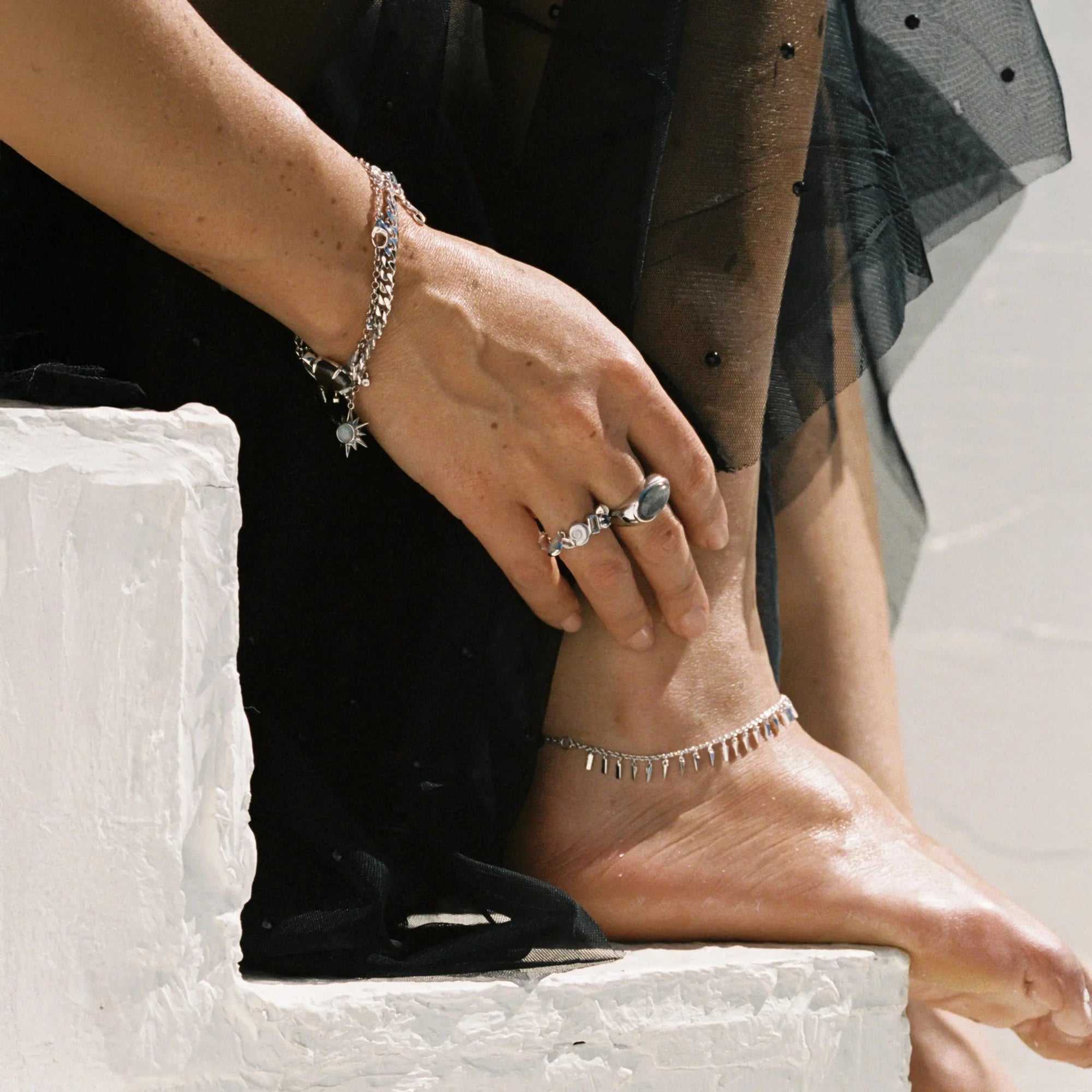 Awe Inspired - Fringe Anklet -