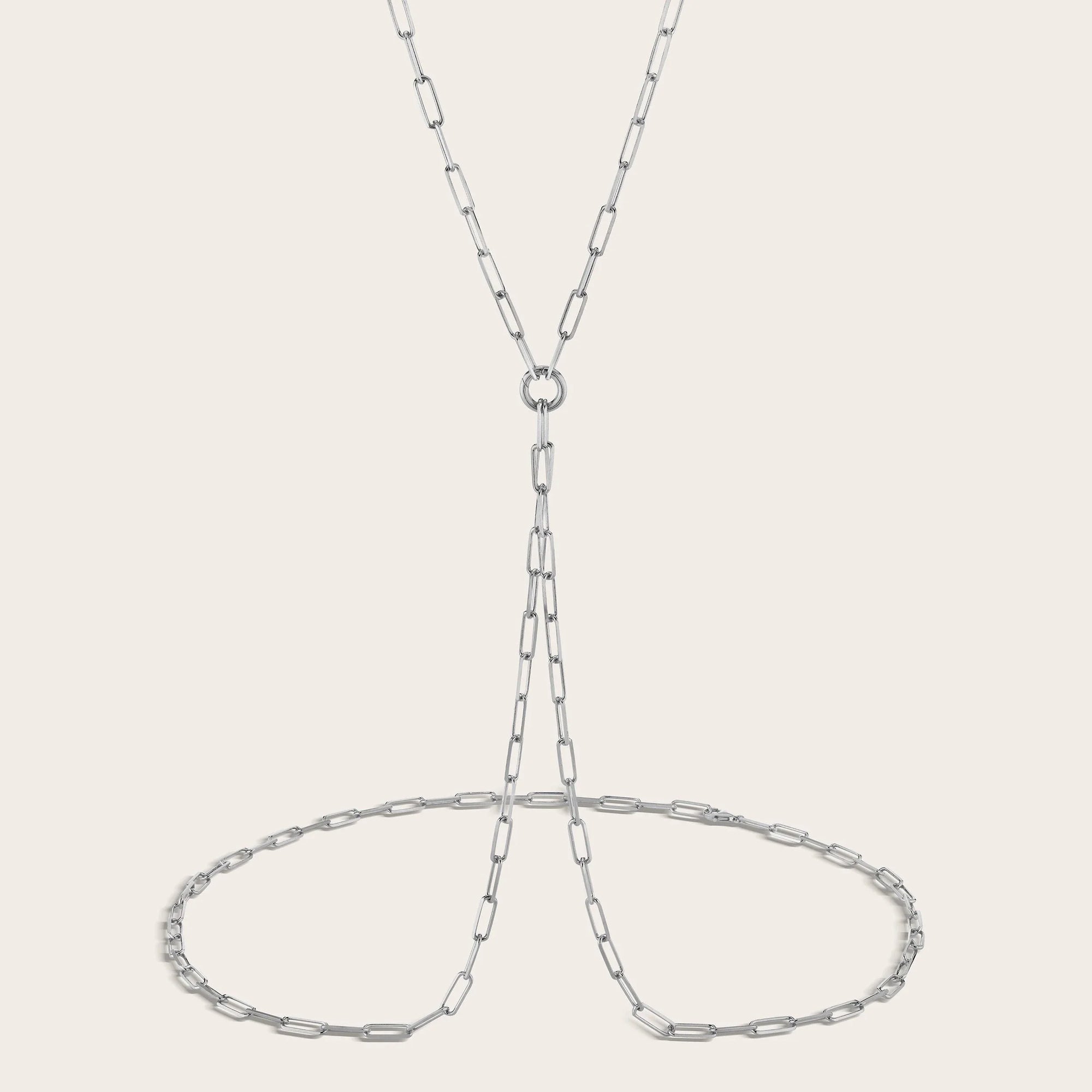 Awe Inspired - Charm Collector Body Chain - 925 Sterling Silver 30-32"