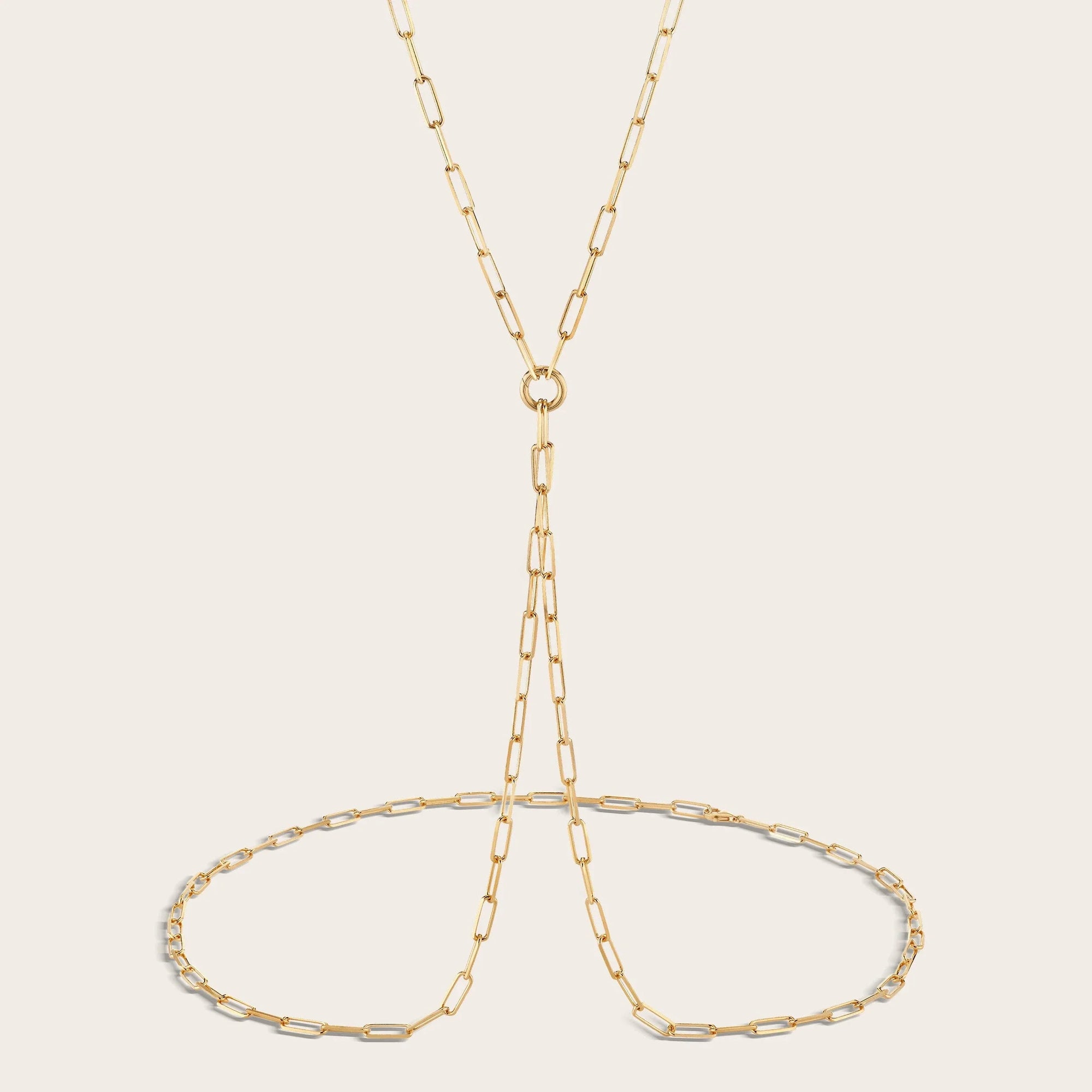 Awe Inspired - Charm Collector Body Chain - 14K Yellow Gold Vermeil 30-32"