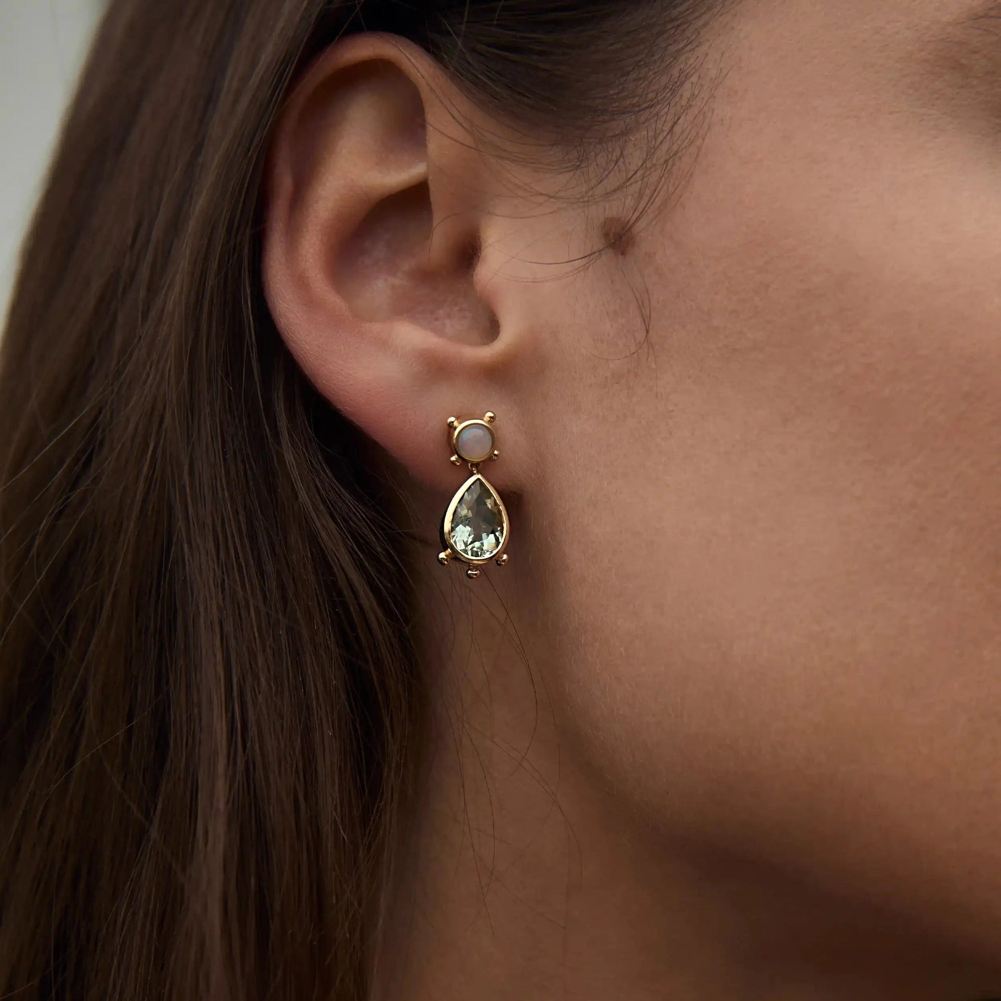 Awe Inspired - Gemstone Talisman Studs -