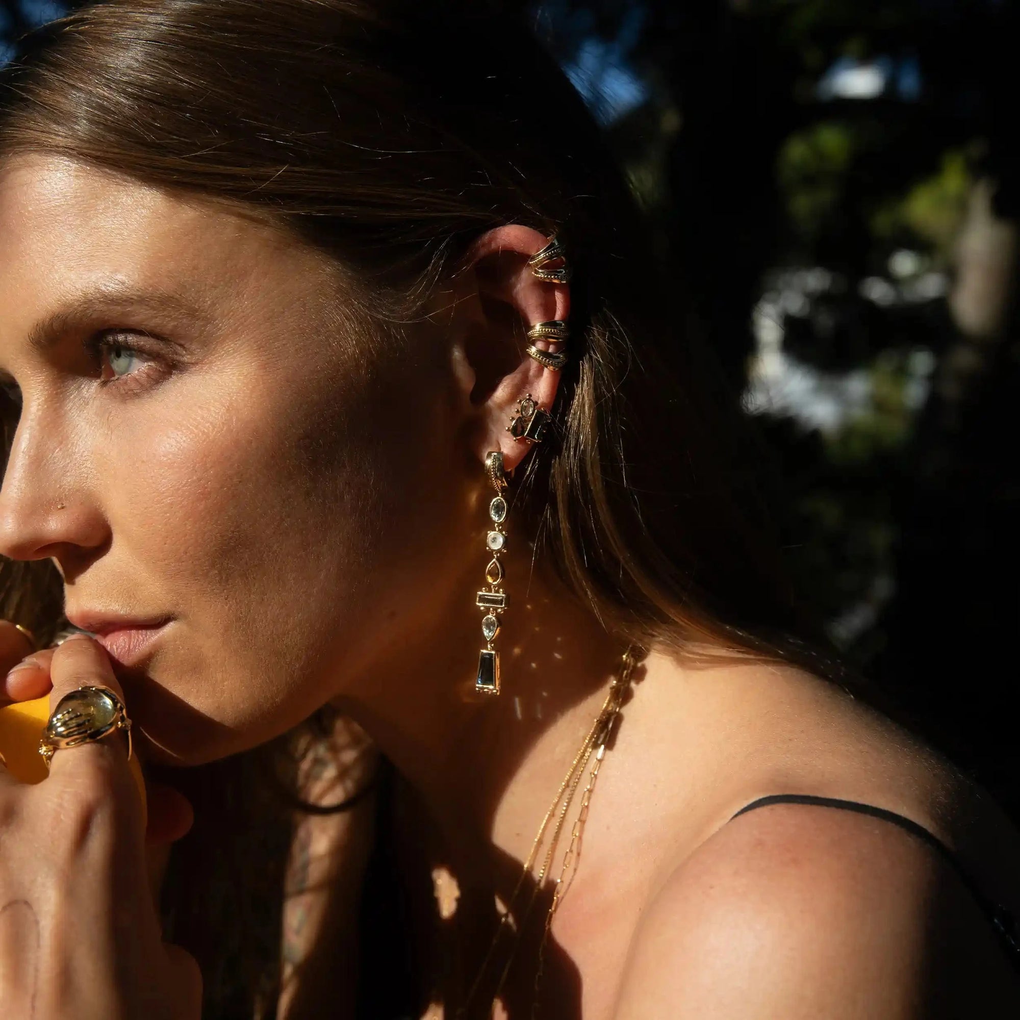Awe Inspired - Mosaic Gemstone Studs -