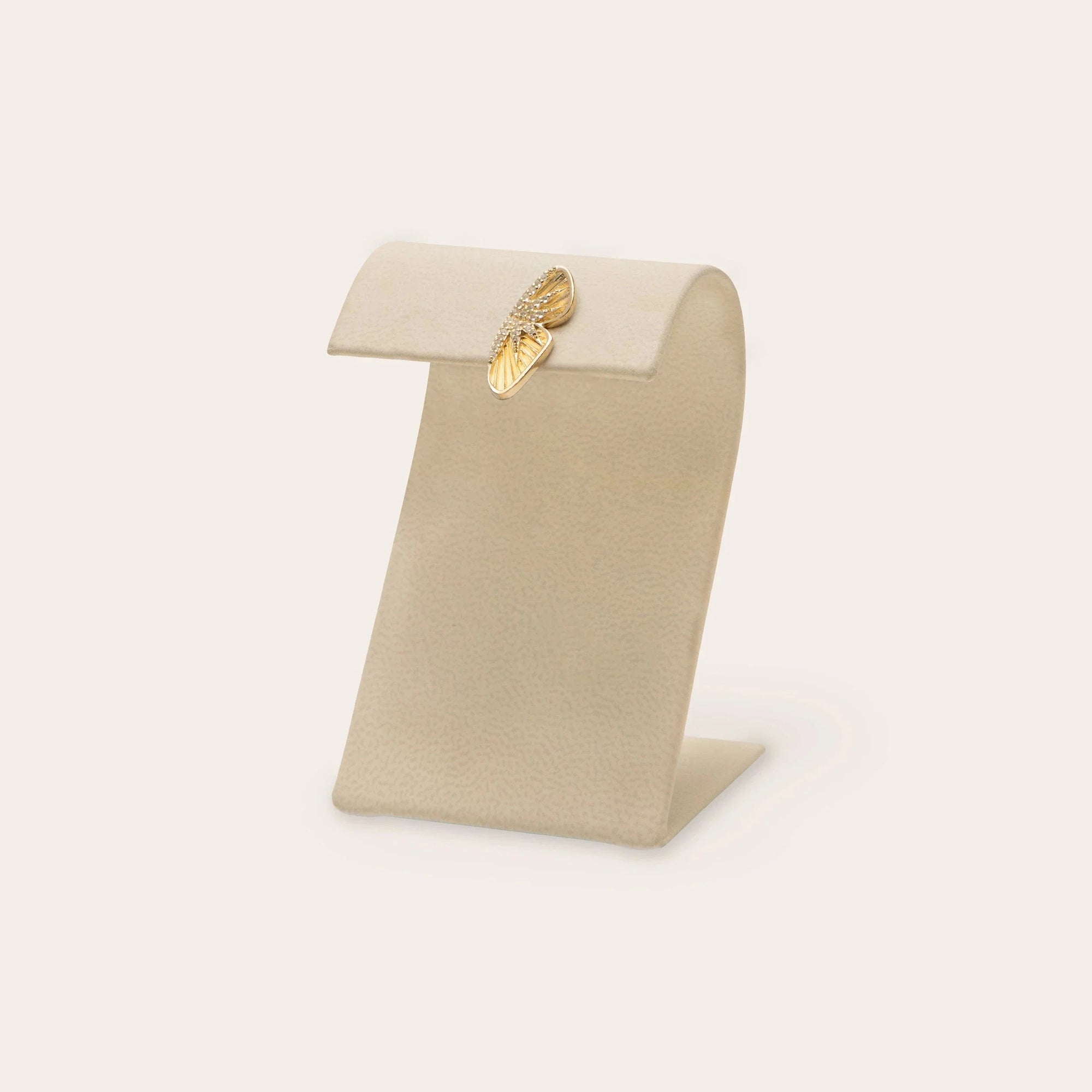 Awe Inspired - Archive Butterfly Wing Studs - 14k Yellow Gold Vermeil Single