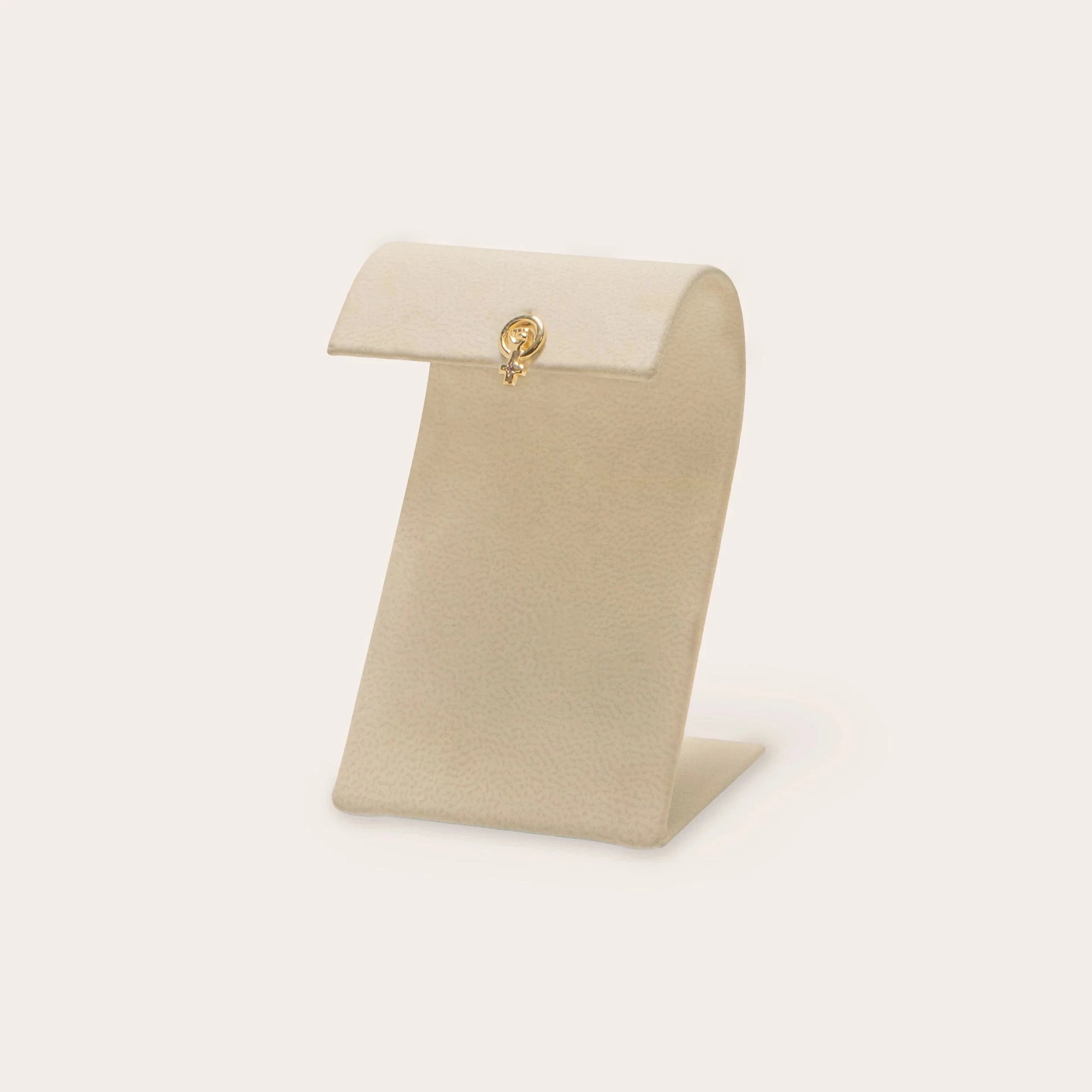 Awe Inspired - Archive Woman Power Studs - 14k Yellow Gold Vermeil Single