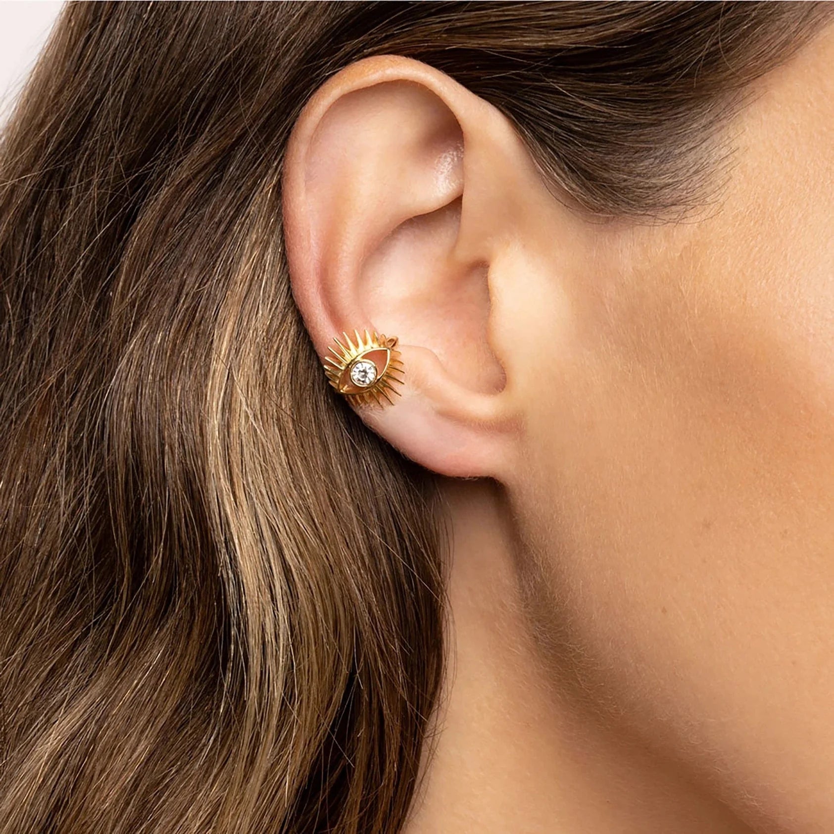 Awe Inspired - Evil Eye Ear Cuff -