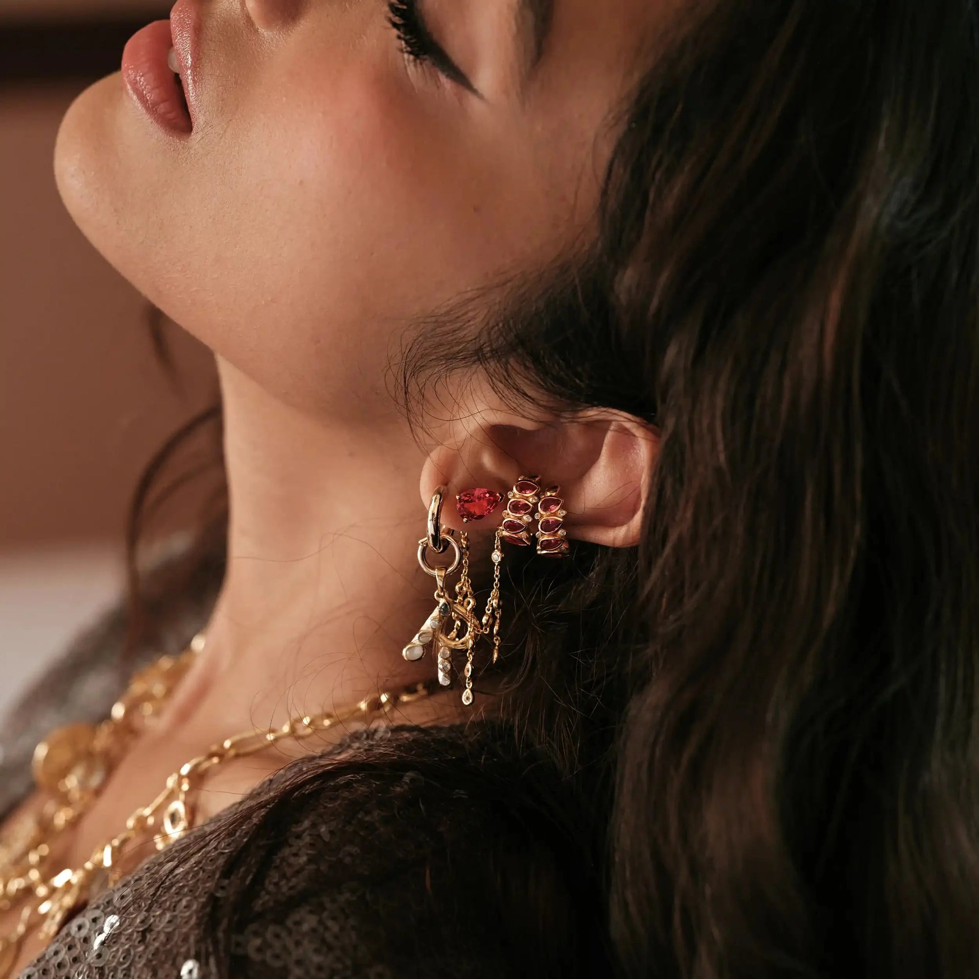 Awe Inspired - Lotus Ear Cuff -