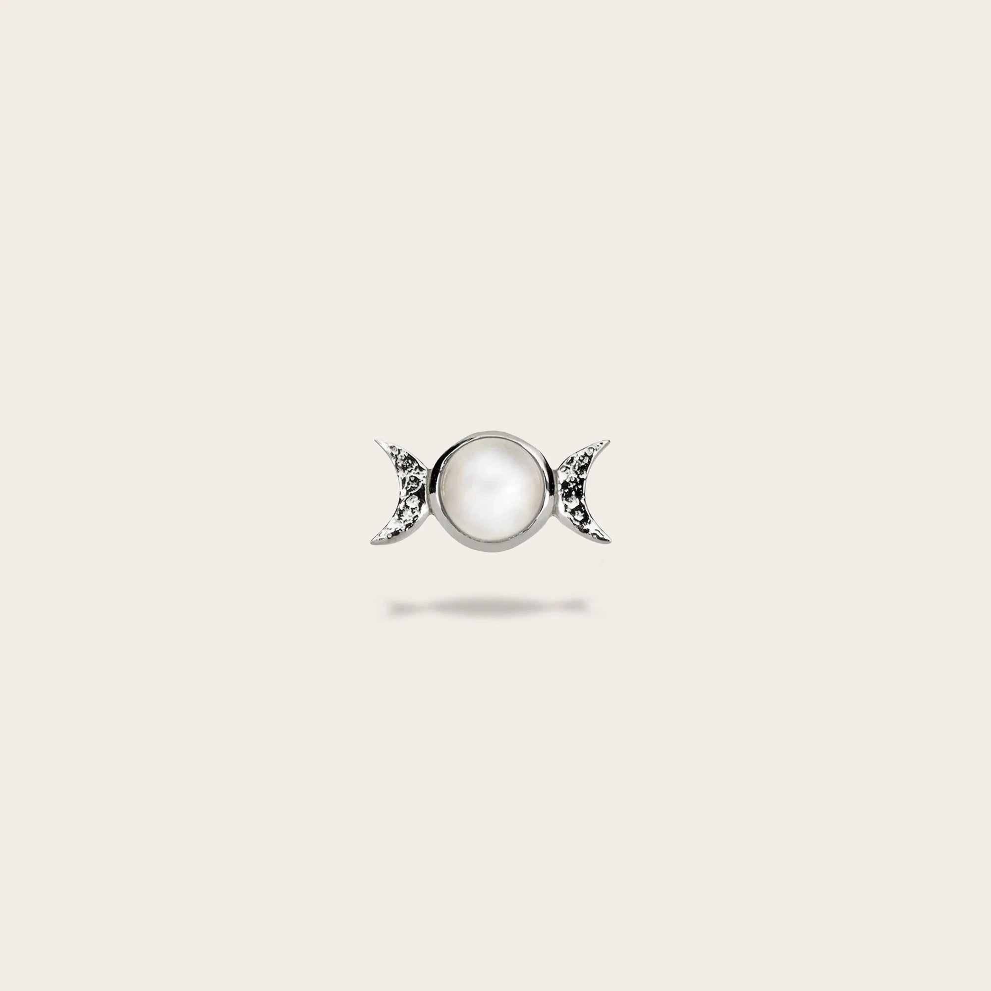 Awe Inspired - Mini Triple Moon Stud Earring -