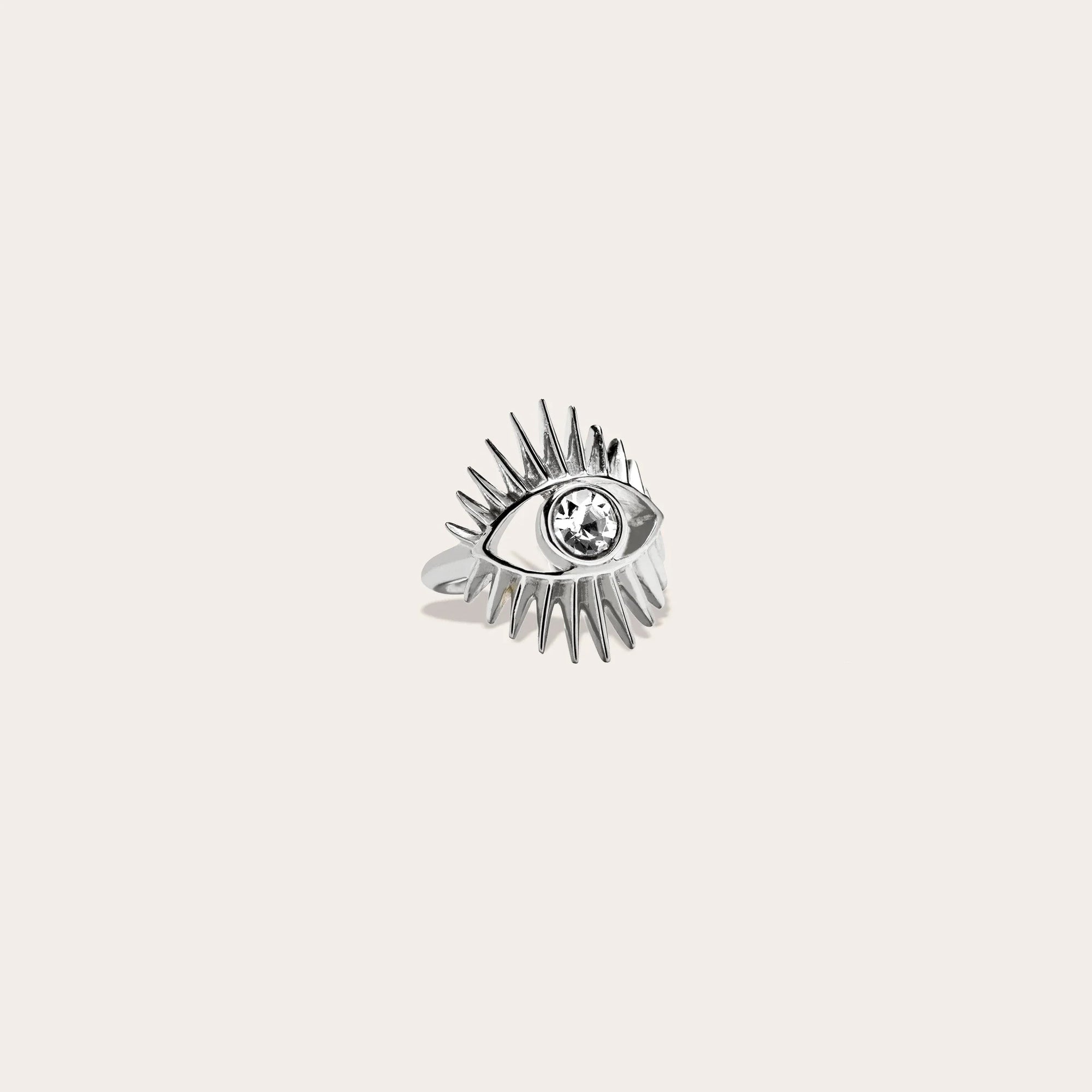 Awe Inspired - Evil Eye Ear Cuff - 925 Sterling Silver